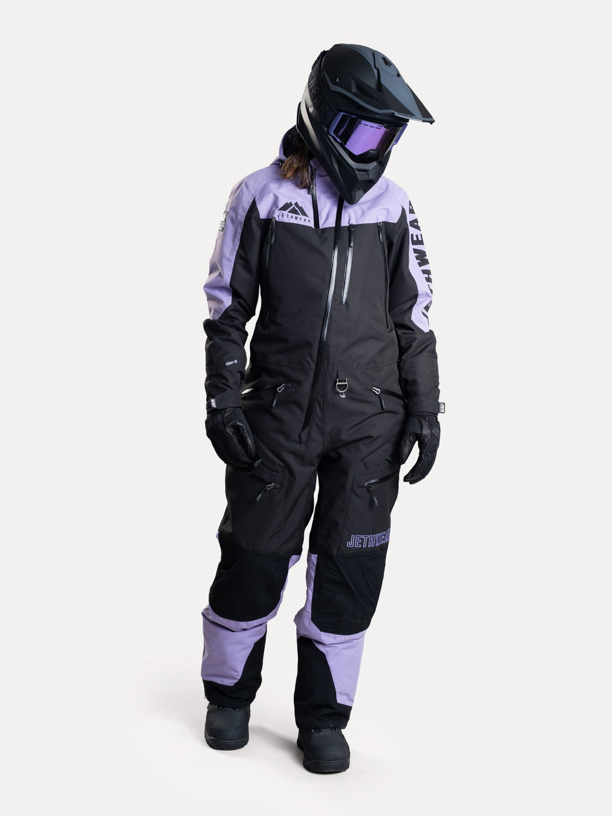 Jethwear Naisten The One V2 Kevyesti Topattu Kelkkahaalari Black/Lavender