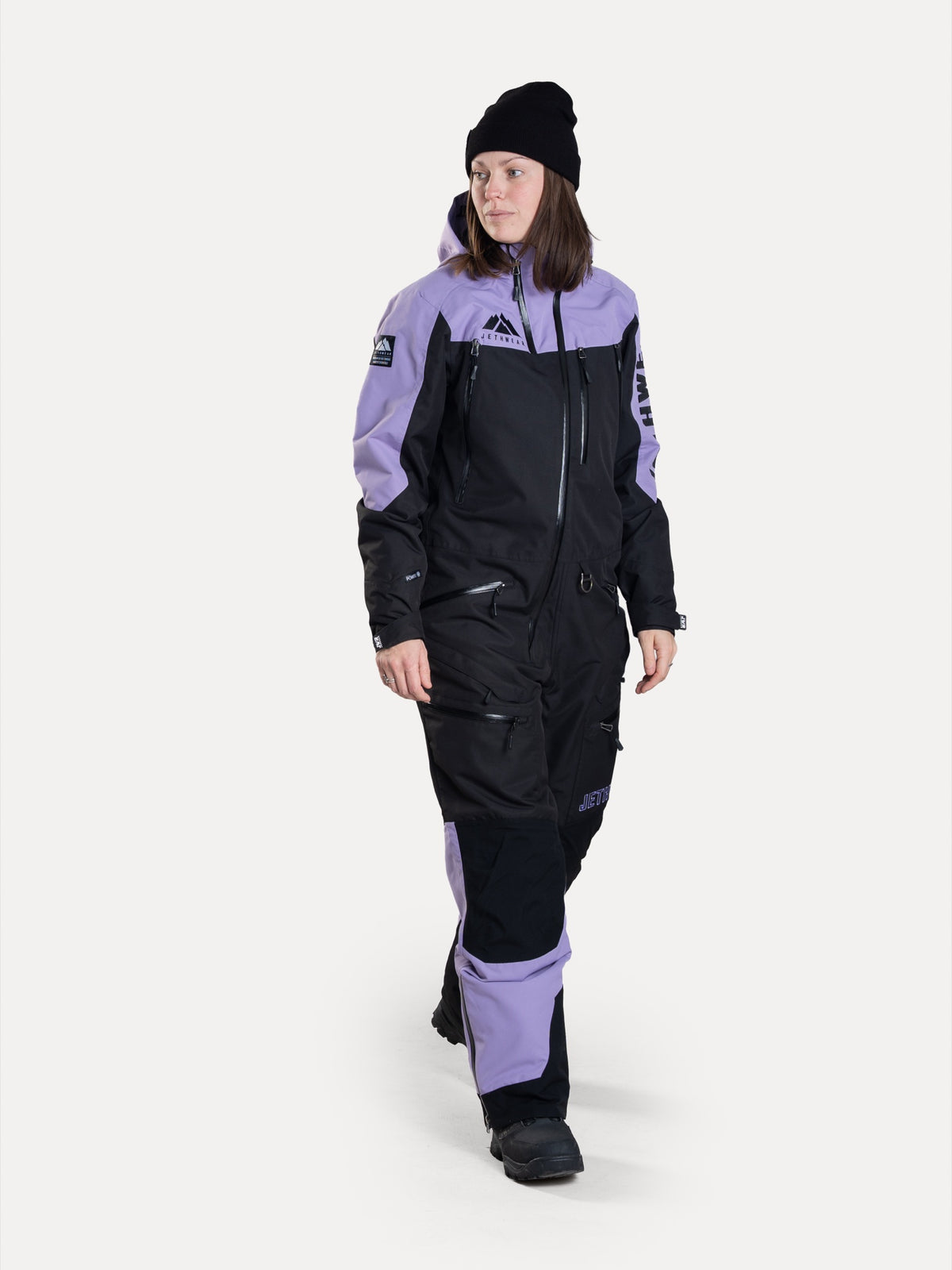 Jethwear Naisten The One V2 Kevyesti Topattu Kelkkahaalari Black/Lavender