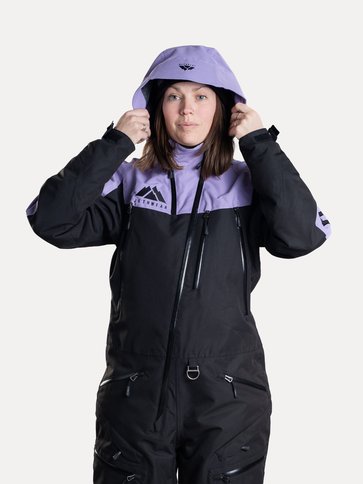 Jethwear Naisten The One V2 Kevyesti Topattu Kelkkahaalari Black/Lavender