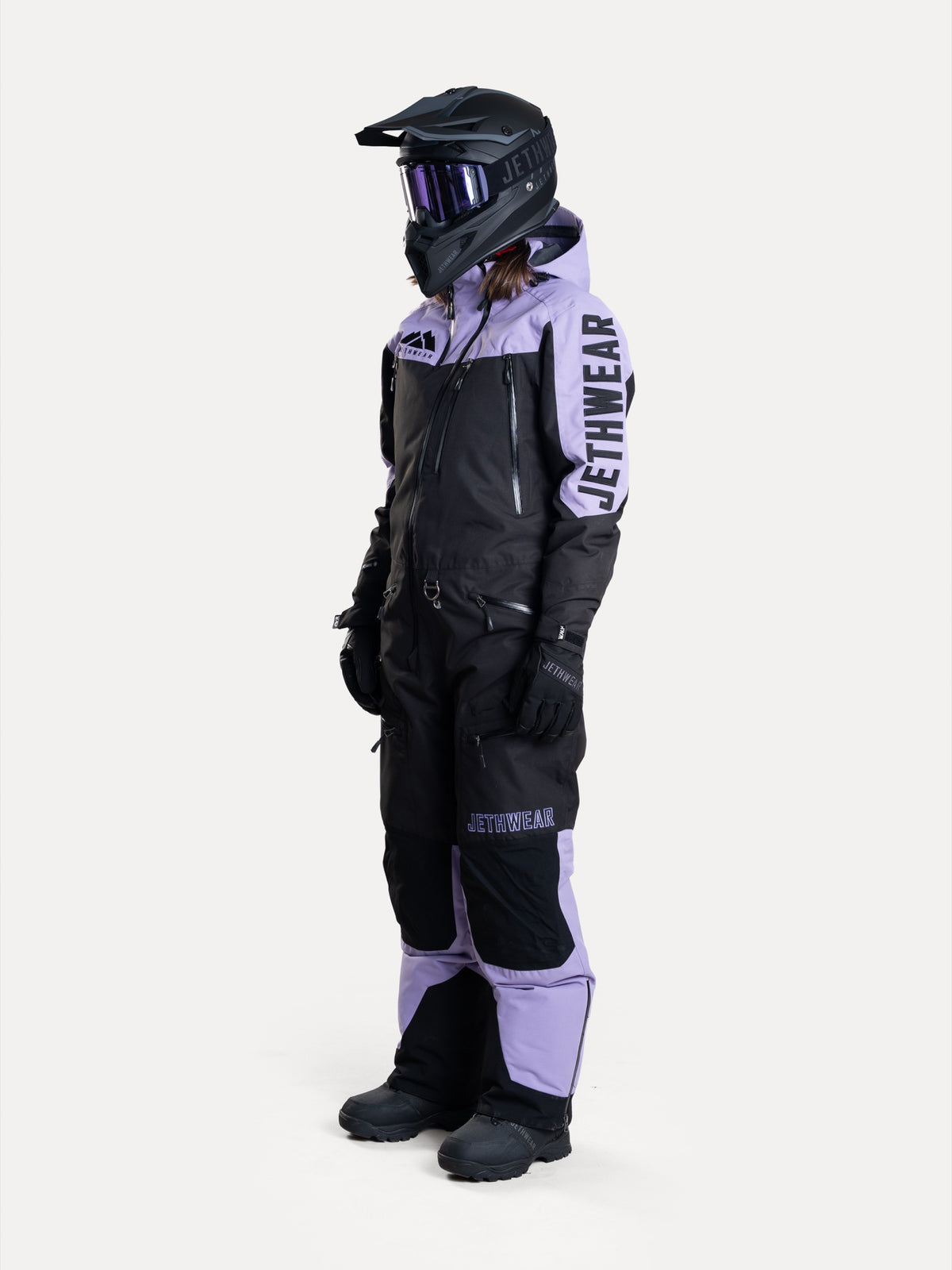 Jethwear Naisten The One V2 Kevyesti Topattu Kelkkahaalari Black/Lavender