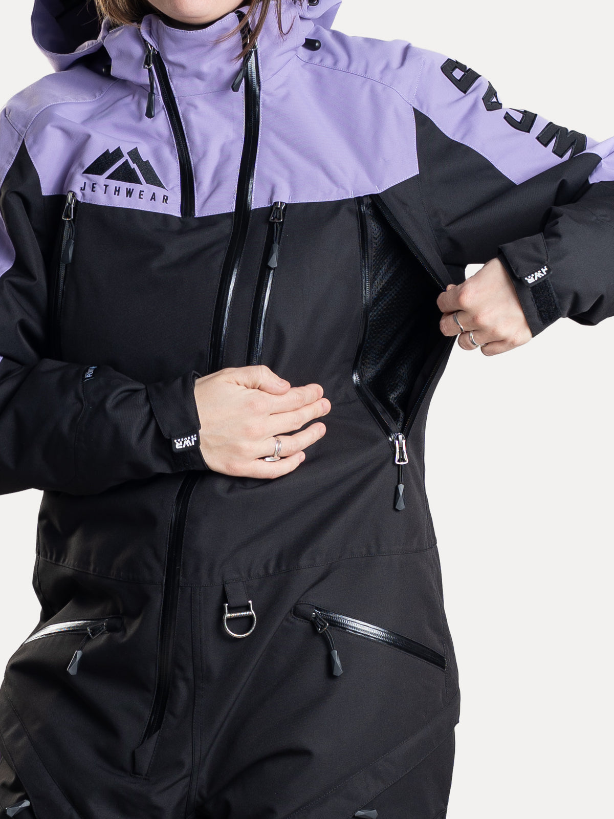 Jethwear Naisten The One V2 Kevyesti Topattu Kelkkahaalari Black/Lavender