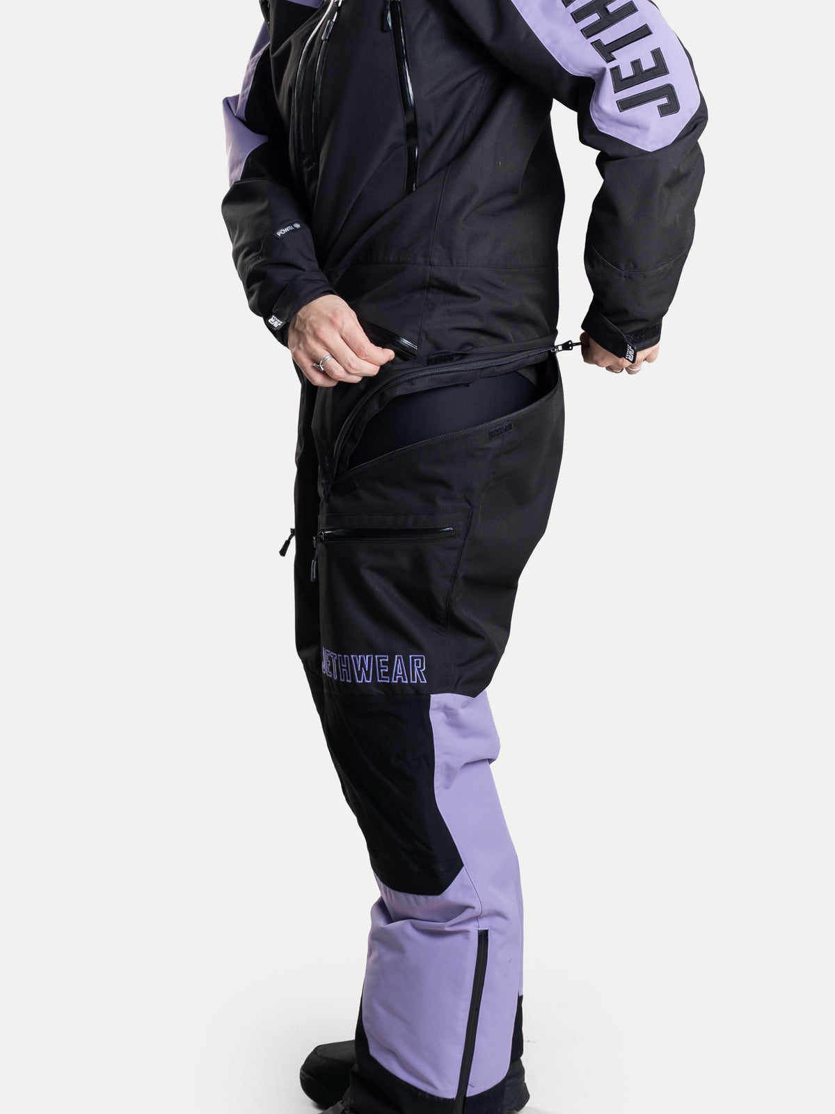Jethwear Naisten The One V2 Kevyesti Topattu Kelkkahaalari Black/Lavender