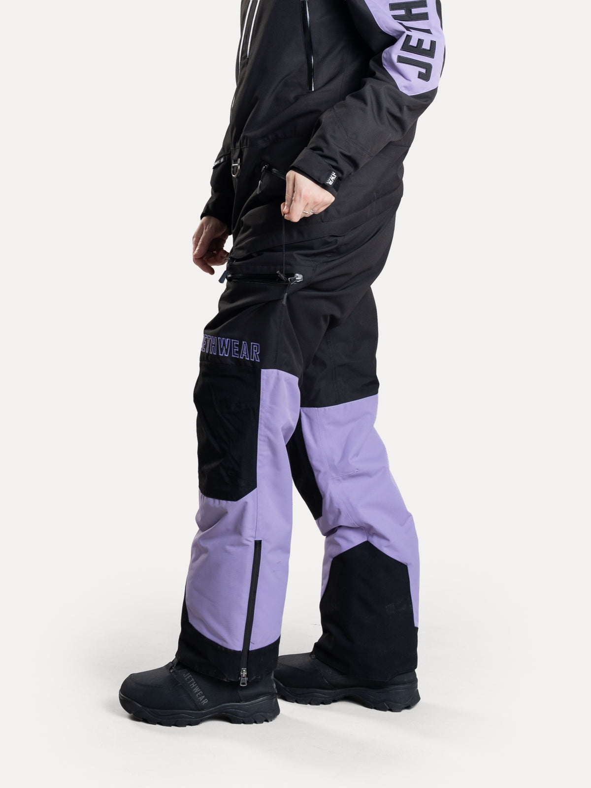Jethwear Naisten The One V2 Kevyesti Topattu Kelkkahaalari Black/Lavender