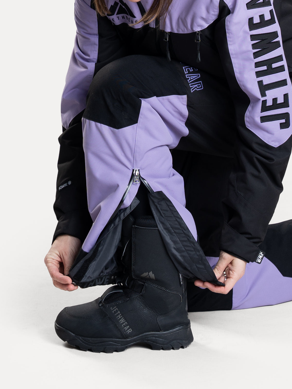 Jethwear Naisten The One V2 Kevyesti Topattu Kelkkahaalari Black/Lavender