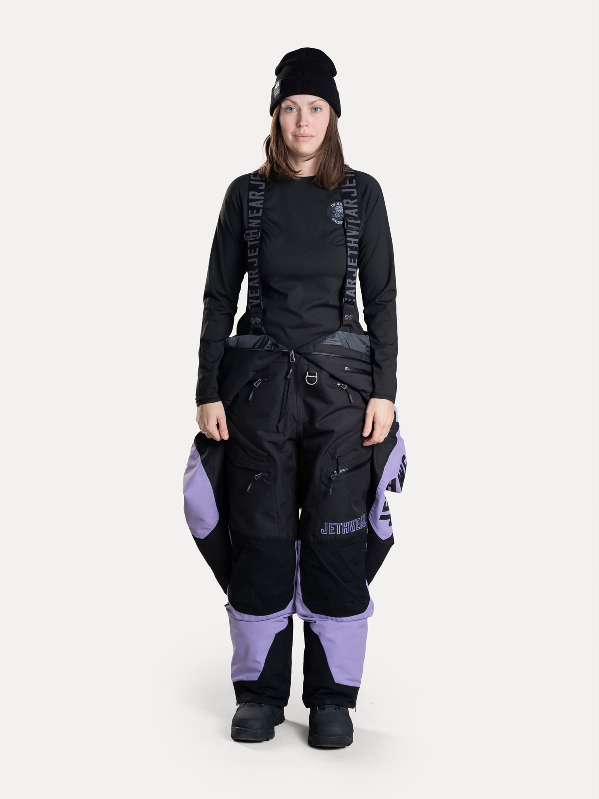 Jethwear Naisten The One V2 Kevyesti Topattu Kelkkahaalari Black/Lavender