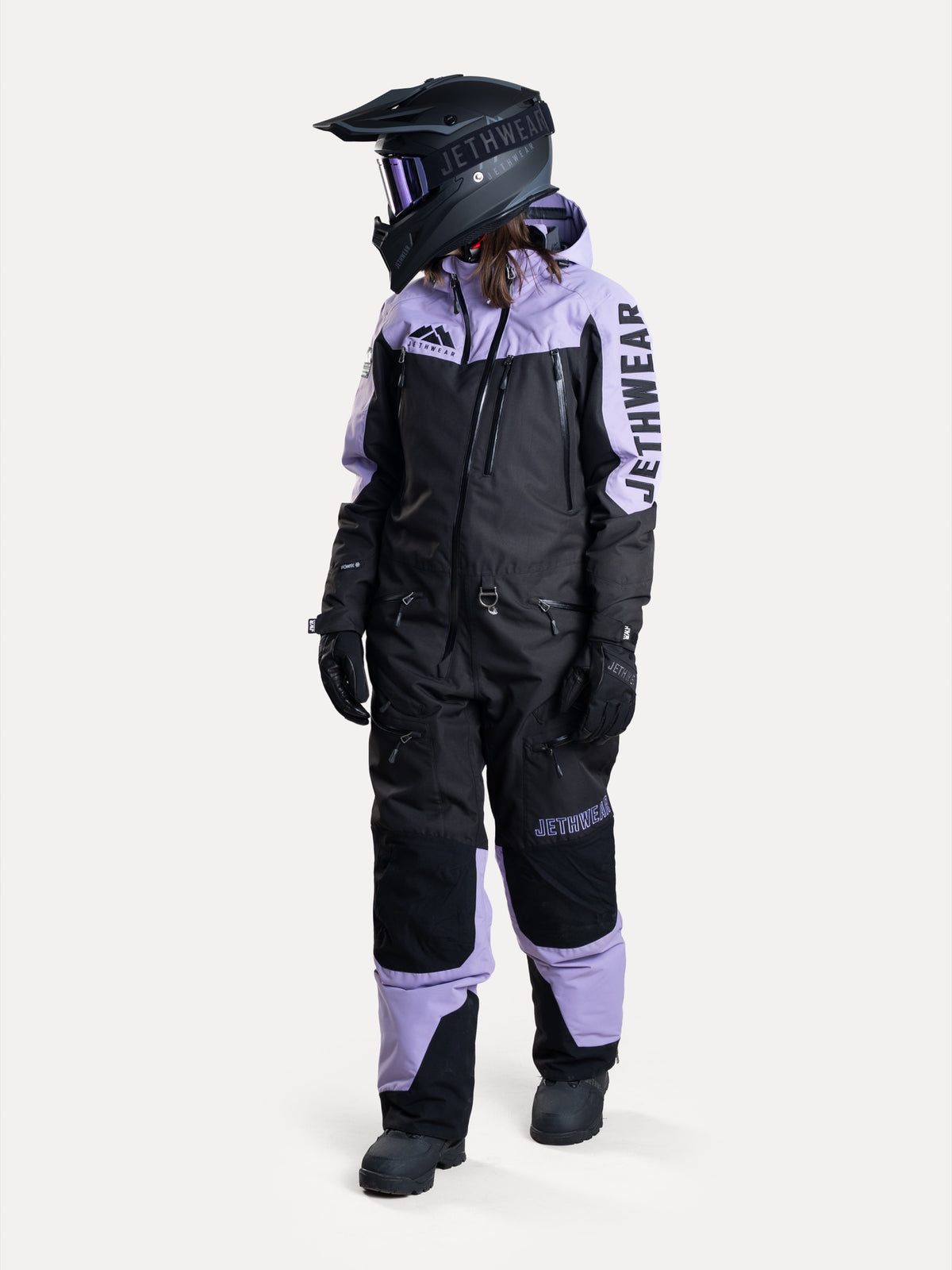 Jethwear Naisten The One V2 Kevyesti Topattu Kelkkahaalari Black/Lavender