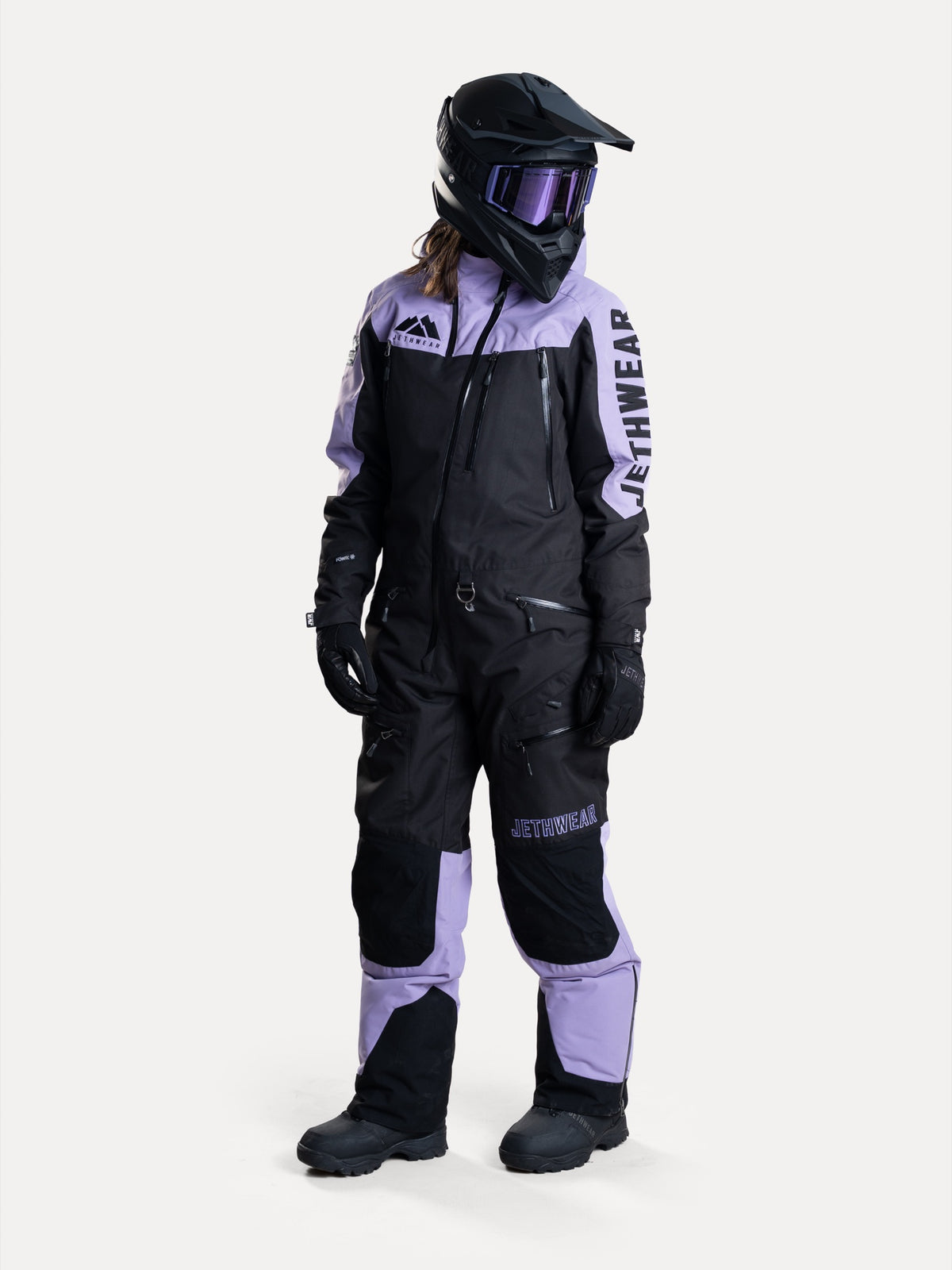 Jethwear Naisten The One V2 Kevyesti Topattu Kelkkahaalari Black/Lavender