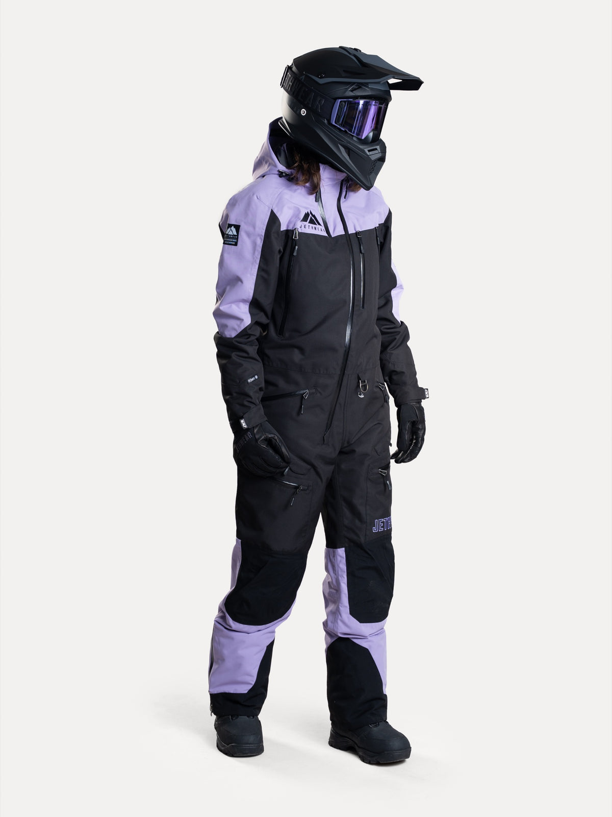 Jethwear Naisten The One V2 Kevyesti Topattu Kelkkahaalari Black/Lavender