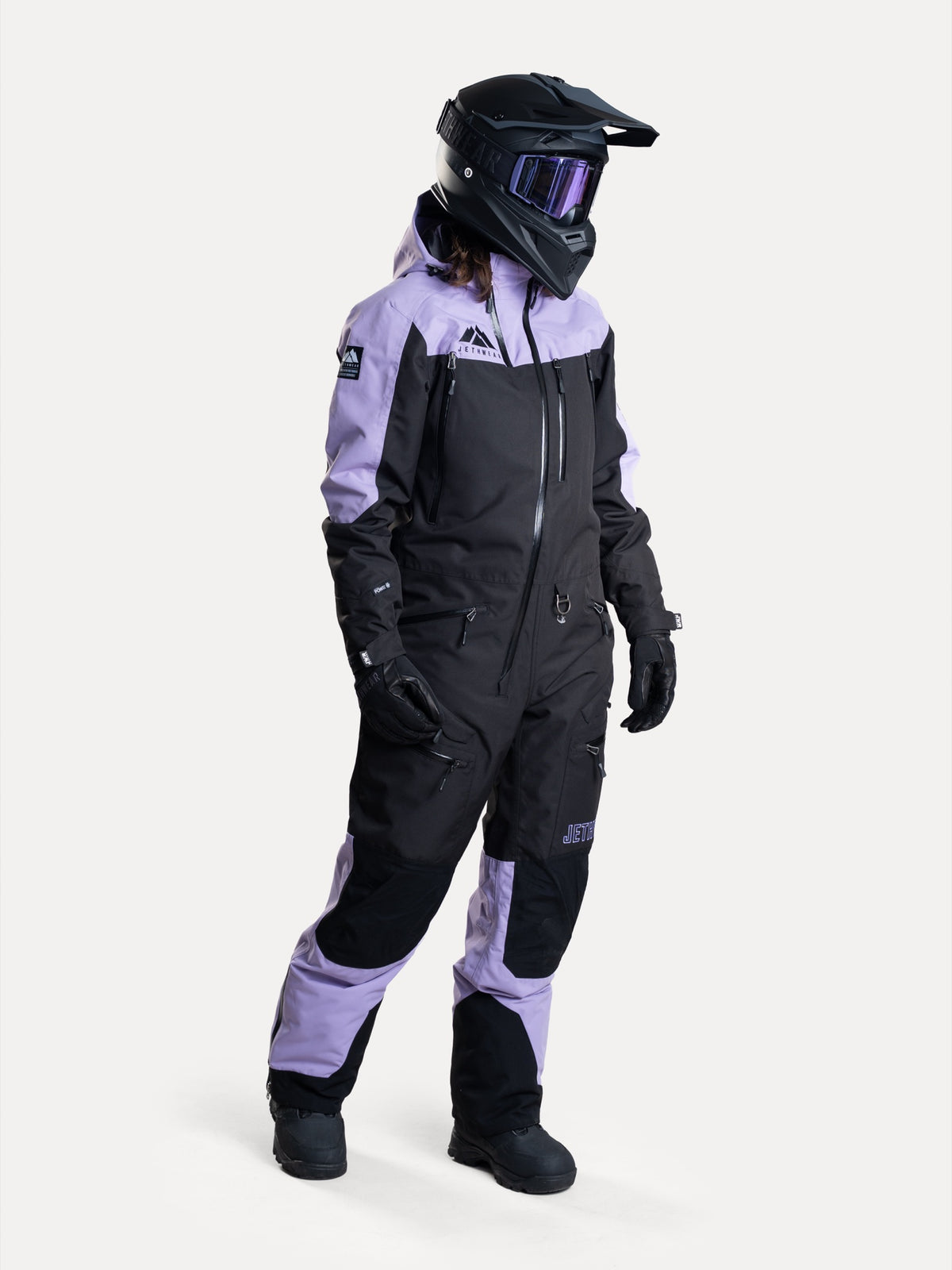 Jethwear Naisten The One V2 Kevyesti Topattu Kelkkahaalari Black/Lavender