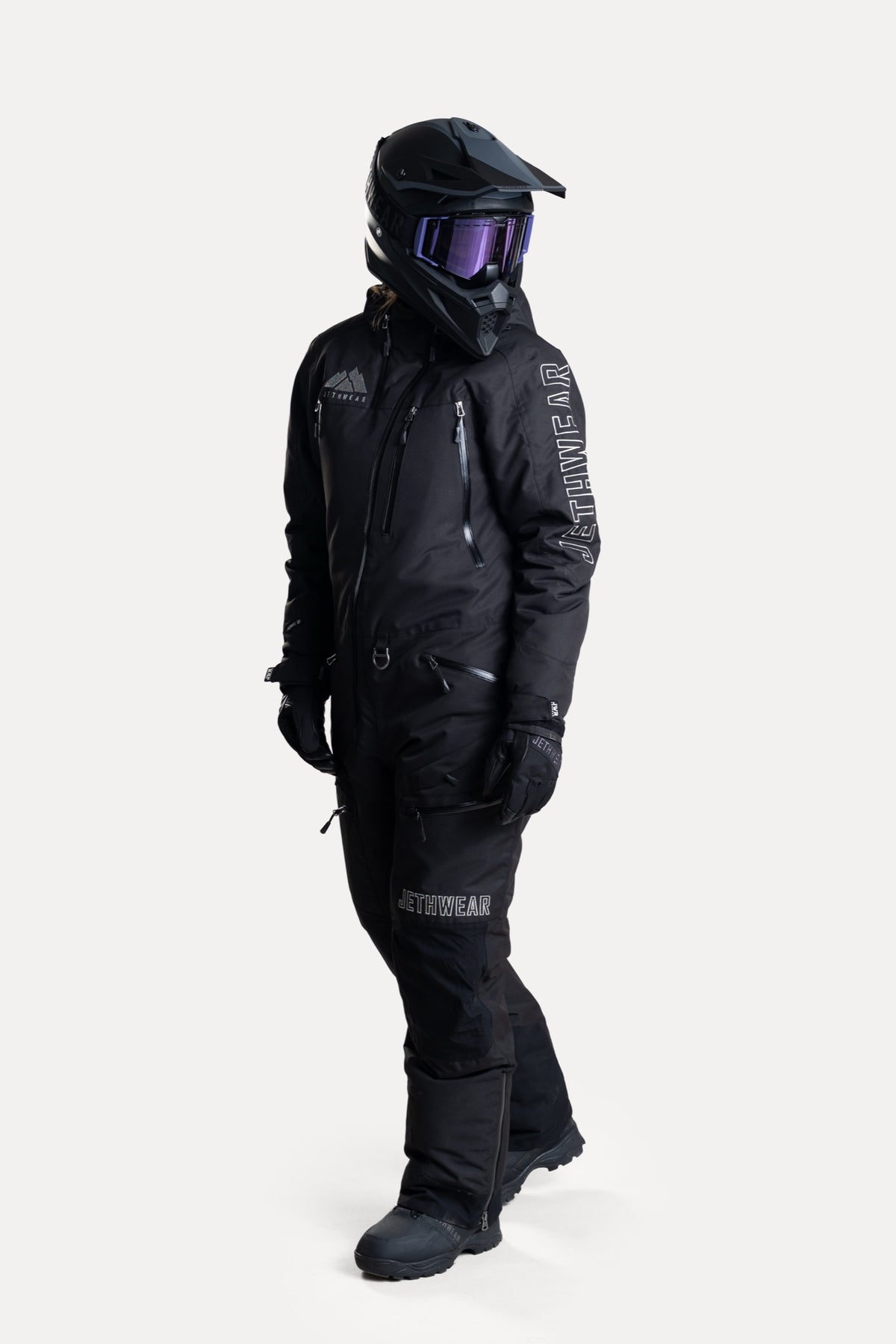 Jethwear Naisten The One V2 Vuorellinen Kelkkahaalari Black/Rainbow Metallic