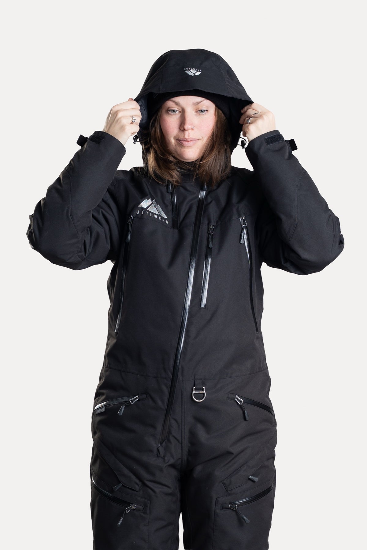 Jethwear Naisten The One V2 Vuorellinen Kelkkahaalari Black/Rainbow Metallic