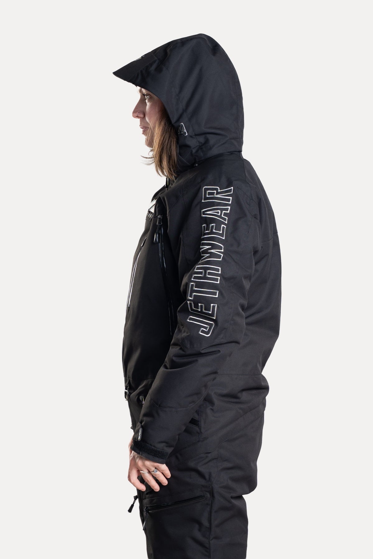 Jethwear Naisten The One V2 Vuorellinen Kelkkahaalari Black/Rainbow Metallic