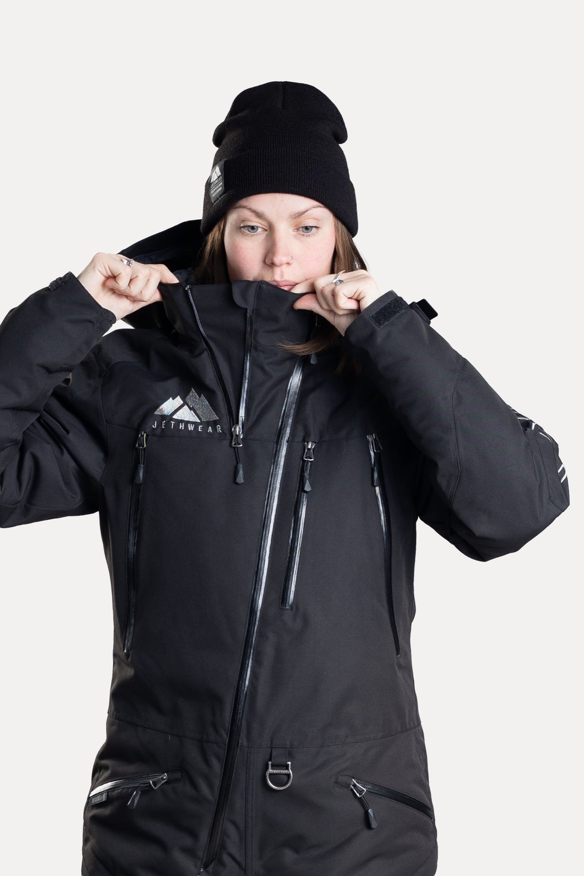 Jethwear Naisten The One V2 Vuorellinen Kelkkahaalari Black/Rainbow Metallic