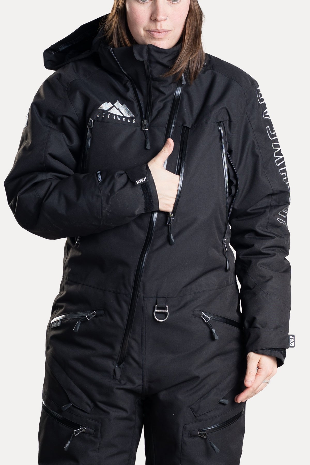 Jethwear Naisten The One V2 Vuorellinen Kelkkahaalari Black/Rainbow Metallic