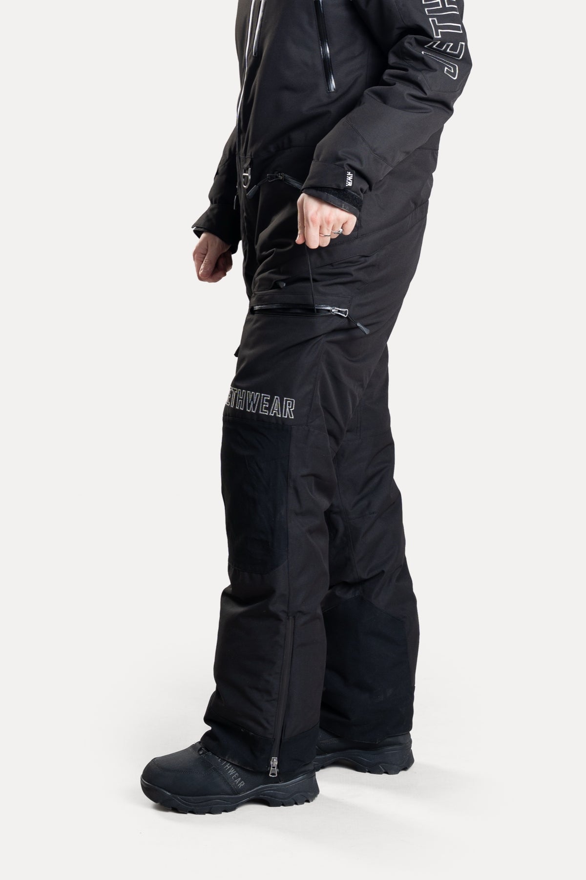 Jethwear Naisten The One V2 Vuorellinen Kelkkahaalari Black/Rainbow Metallic