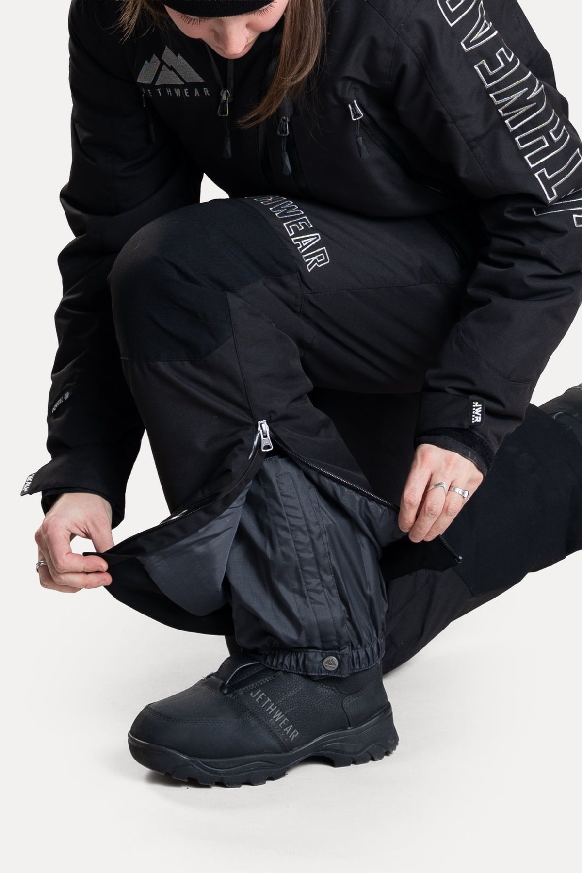Jethwear Naisten The One V2 Vuorellinen Kelkkahaalari Black/Rainbow Metallic