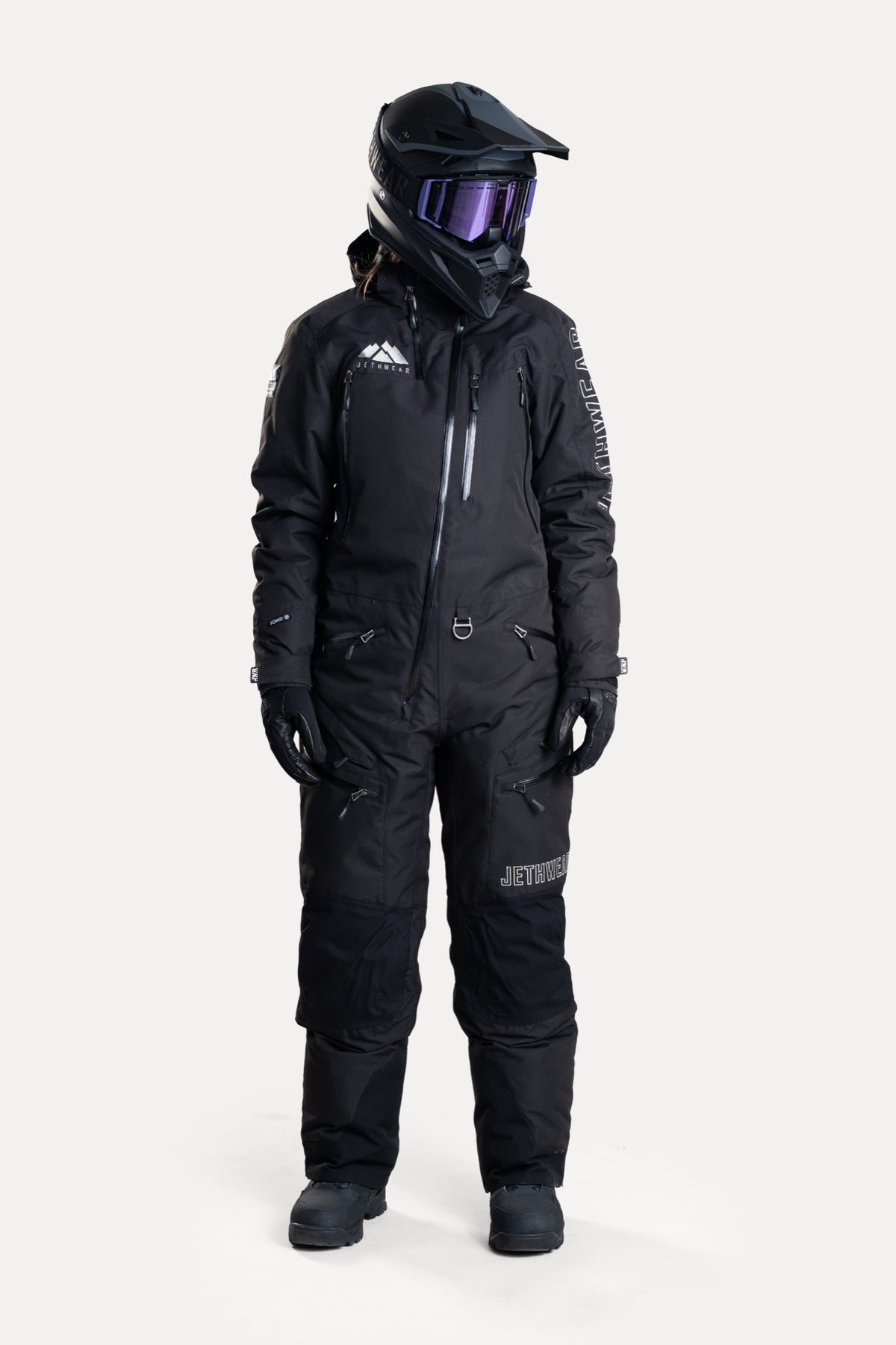 Jethwear Naisten The One V2 Vuorellinen Kelkkahaalari Black/Rainbow Metallic