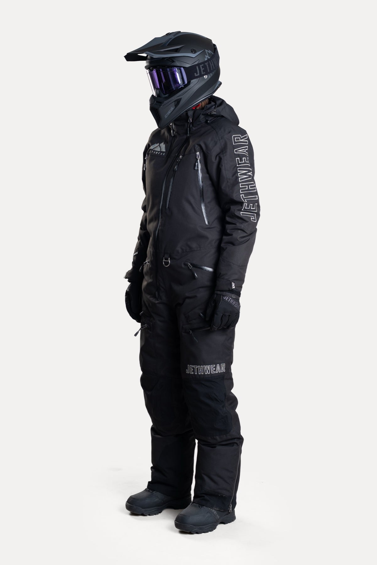 Jethwear Naisten The One V2 Vuorellinen Kelkkahaalari Black/Rainbow Metallic
