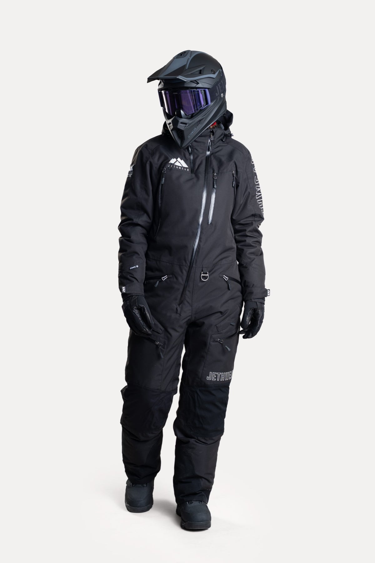 Jethwear Naisten The One V2 Vuorellinen Kelkkahaalari Black/Rainbow Metallic
