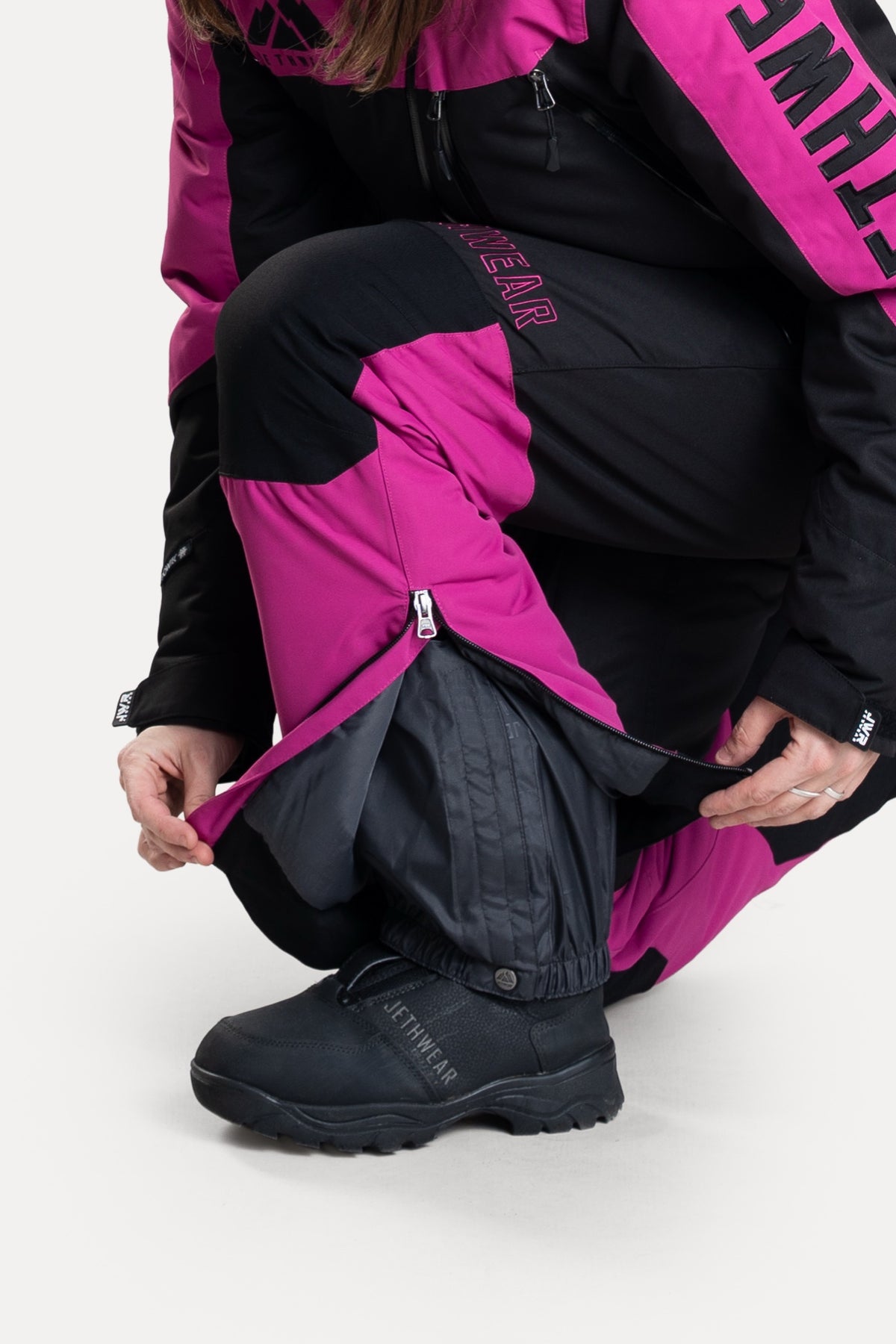 Jethwear Naisten The One V2 Vuorellinen Kelkkahaalari Flower/Black