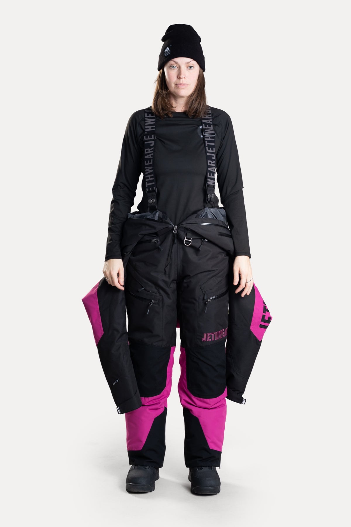 Jethwear Naisten The One V2 Vuorellinen Kelkkahaalari Flower/Black