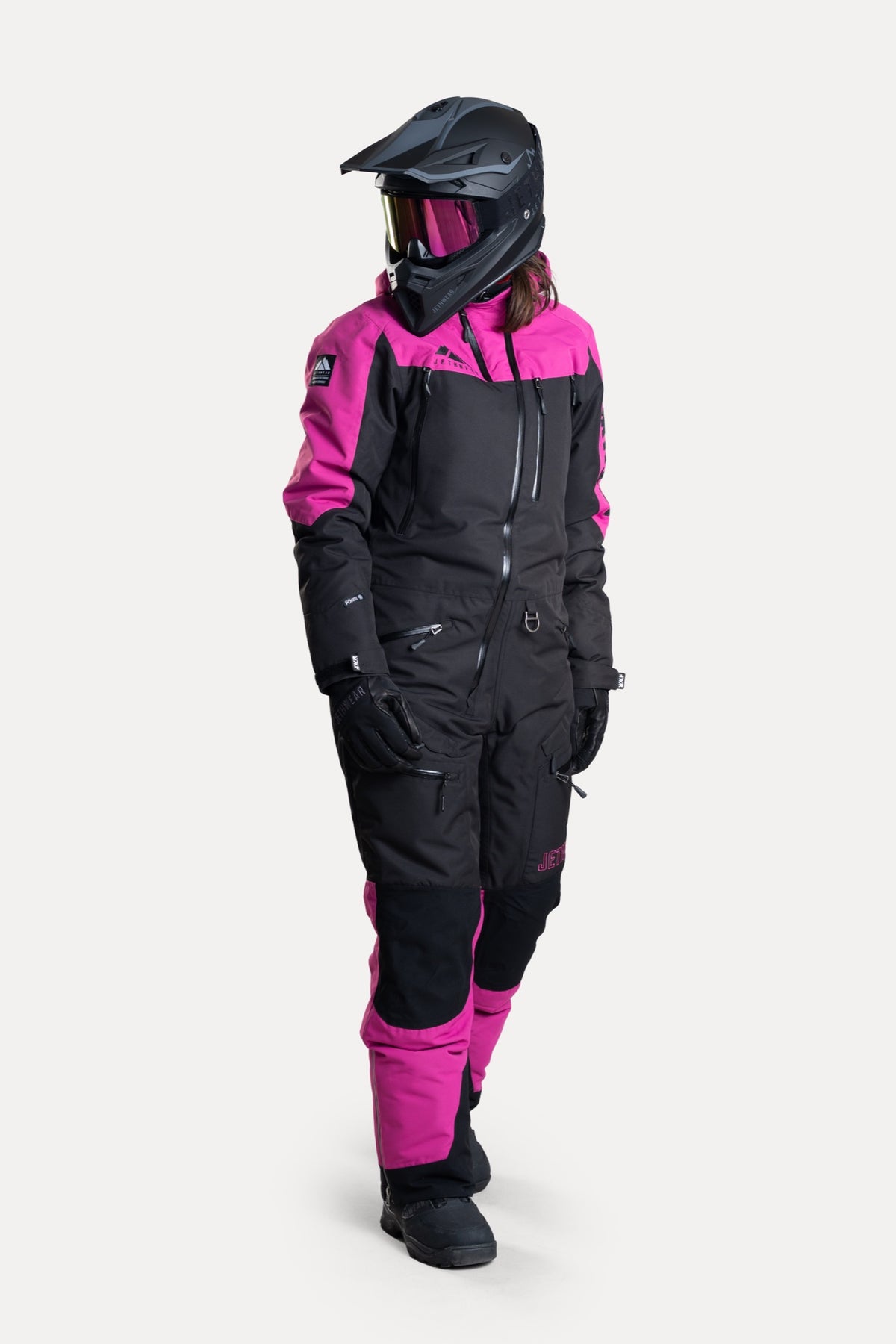 Jethwear Naisten The One V2 Vuorellinen Kelkkahaalari Flower/Black