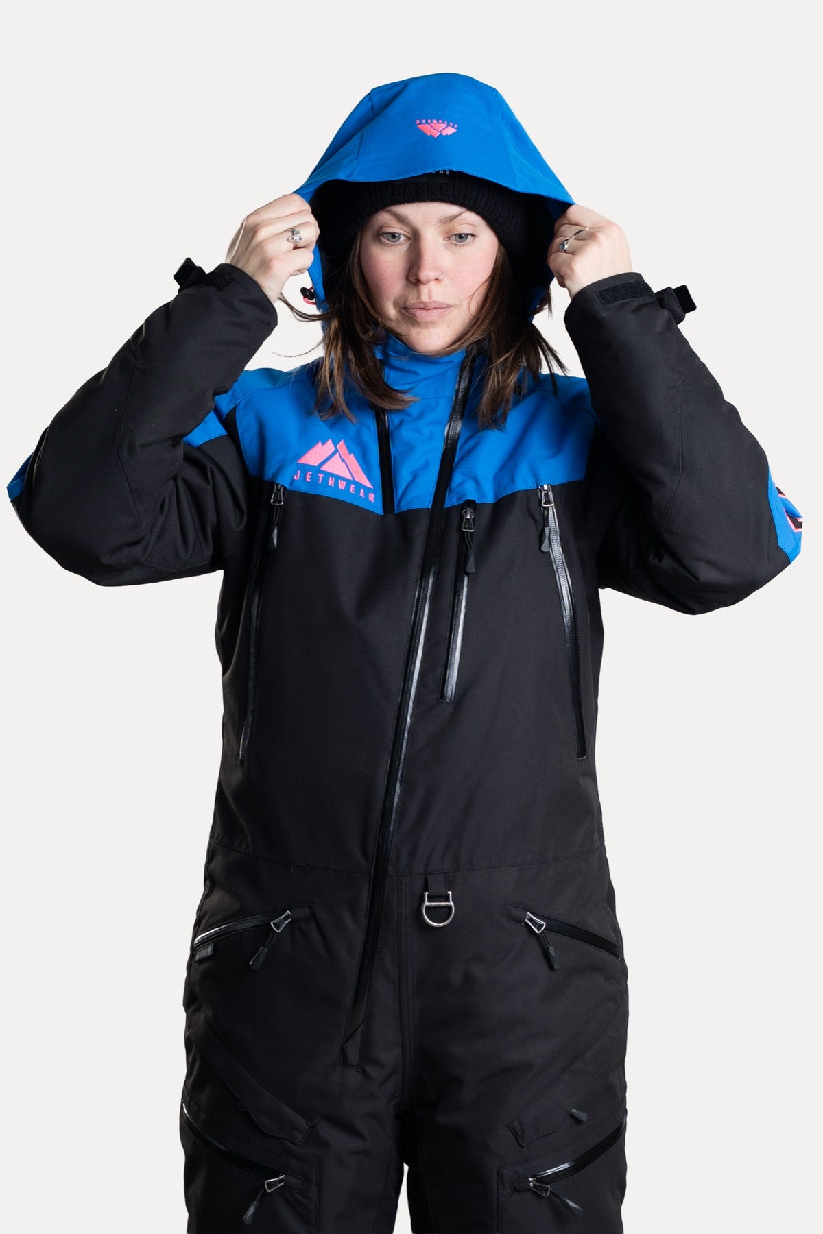 Jethwear Naisten The One V2 Vuorellinen Kelkkahaalari Black/Cobalt/Pink