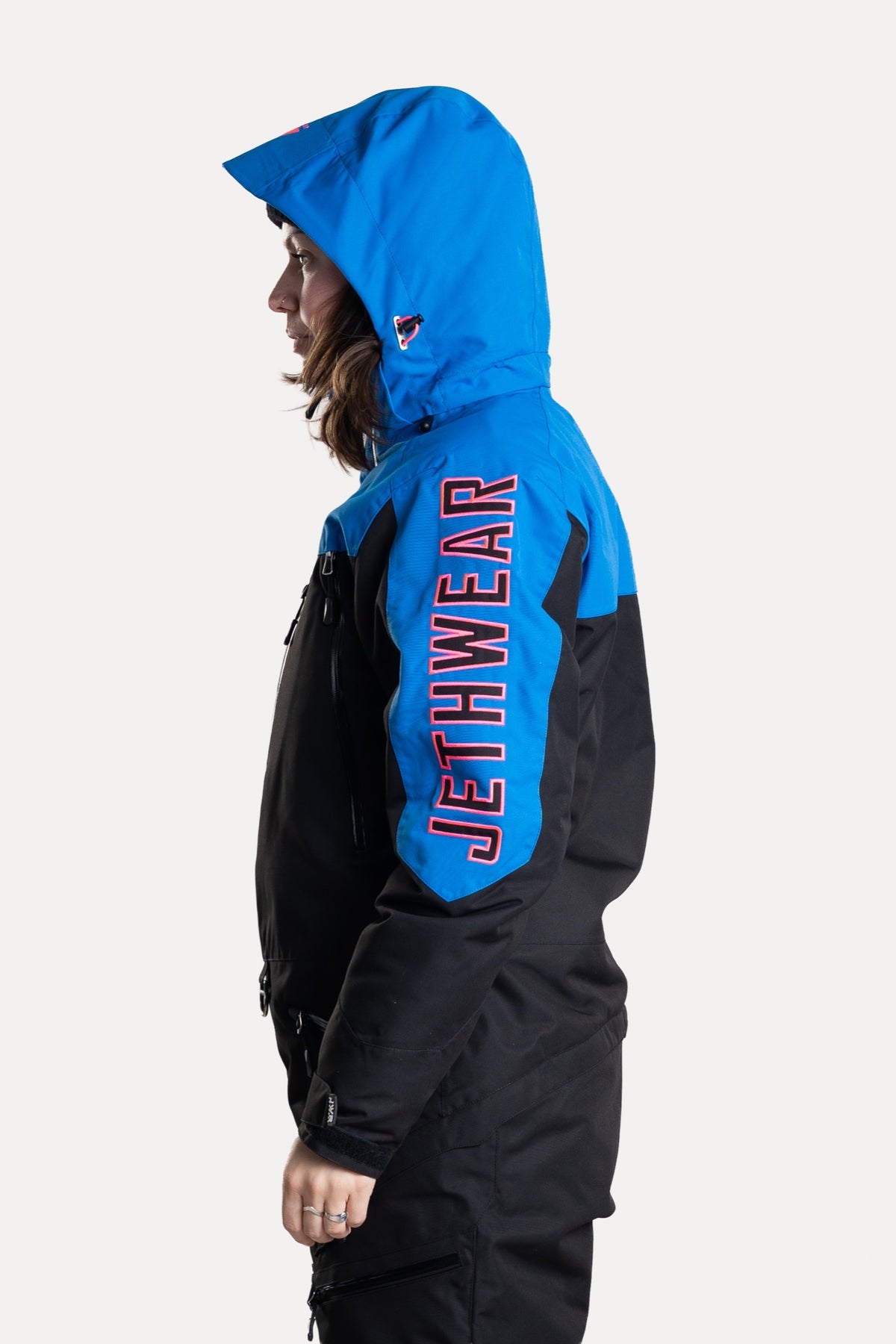 Jethwear Naisten The One V2 Vuorellinen Kelkkahaalari Black/Cobalt/Pink