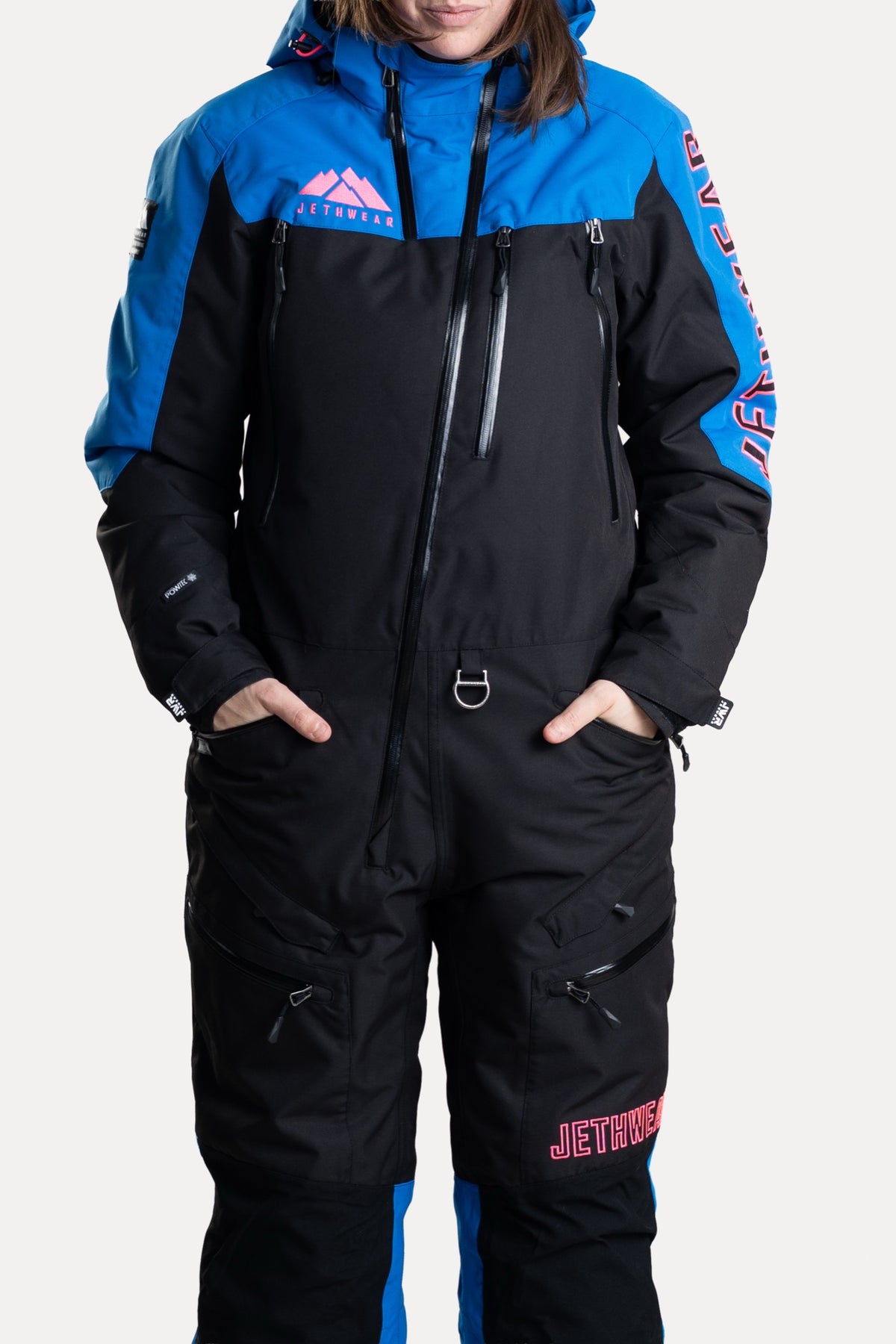 Jethwear Naisten The One V2 Vuorellinen Kelkkahaalari Black/Cobalt/Pink