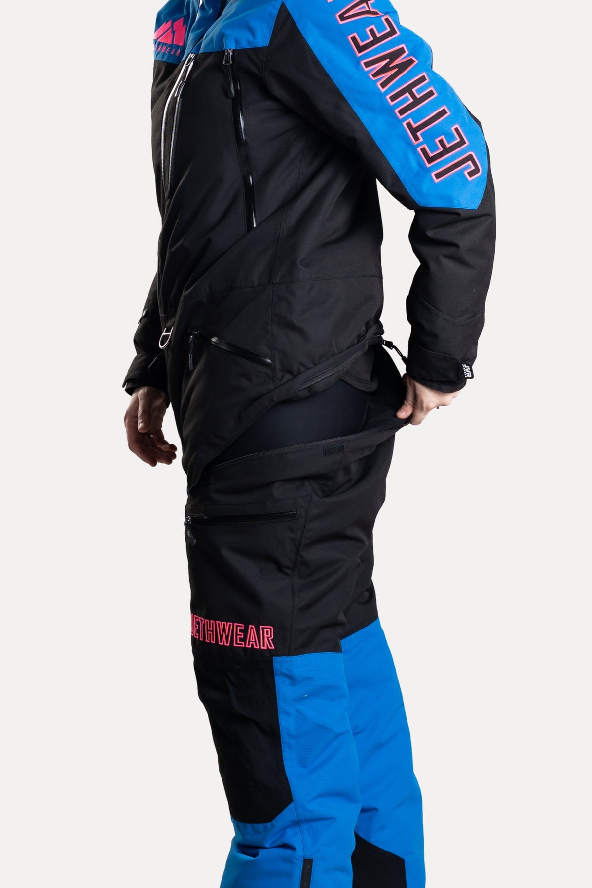 Jethwear Naisten The One V2 Vuorellinen Kelkkahaalari Black/Cobalt/Pink