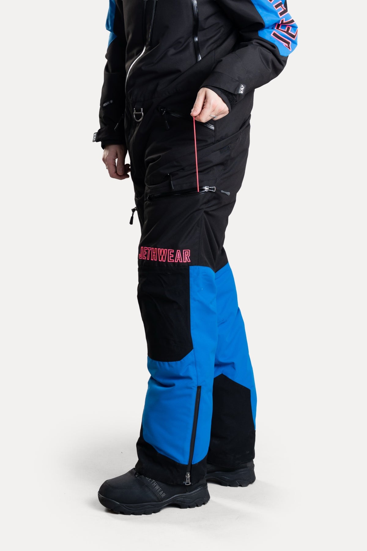 Jethwear Naisten The One V2 Vuorellinen Kelkkahaalari Black/Cobalt/Pink
