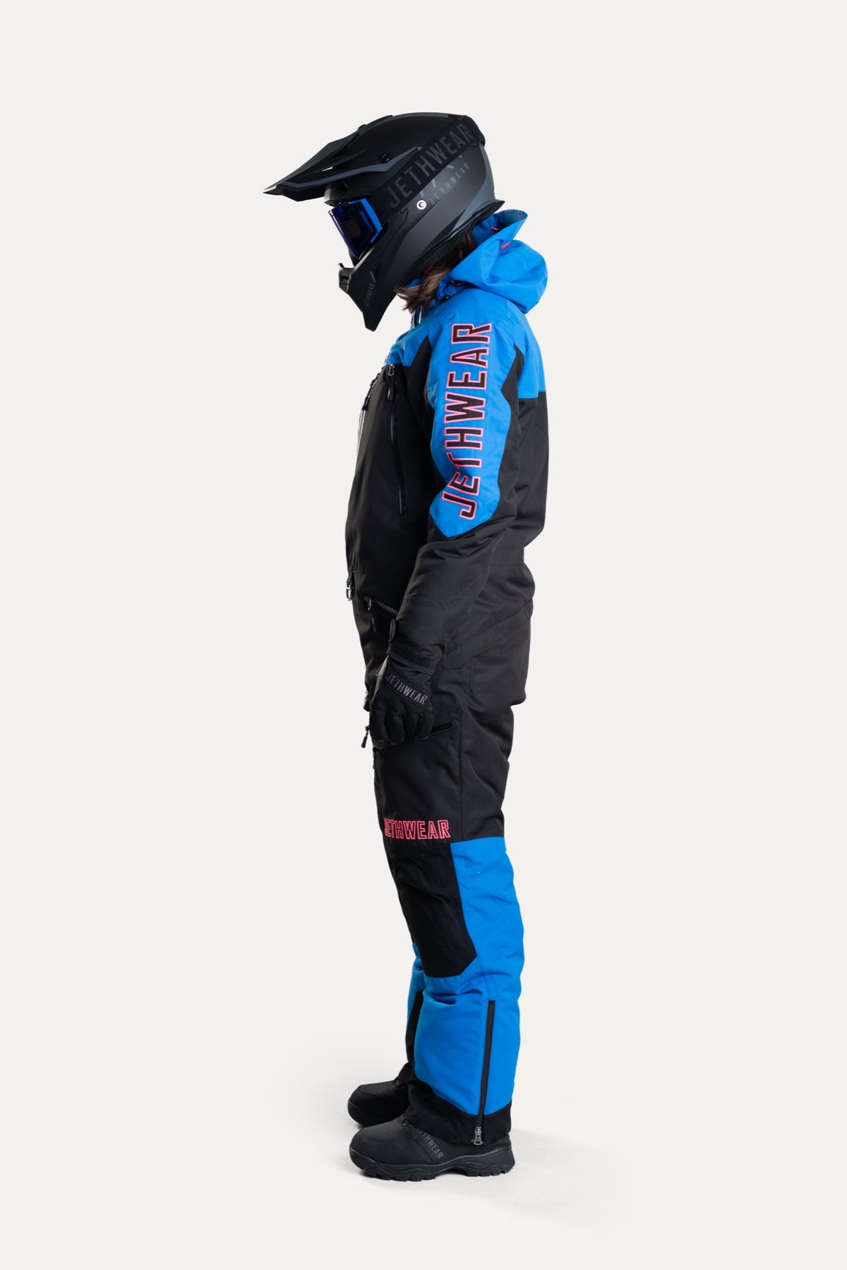 Jethwear Naisten The One V2 Vuorellinen Kelkkahaalari Black/Cobalt/Pink