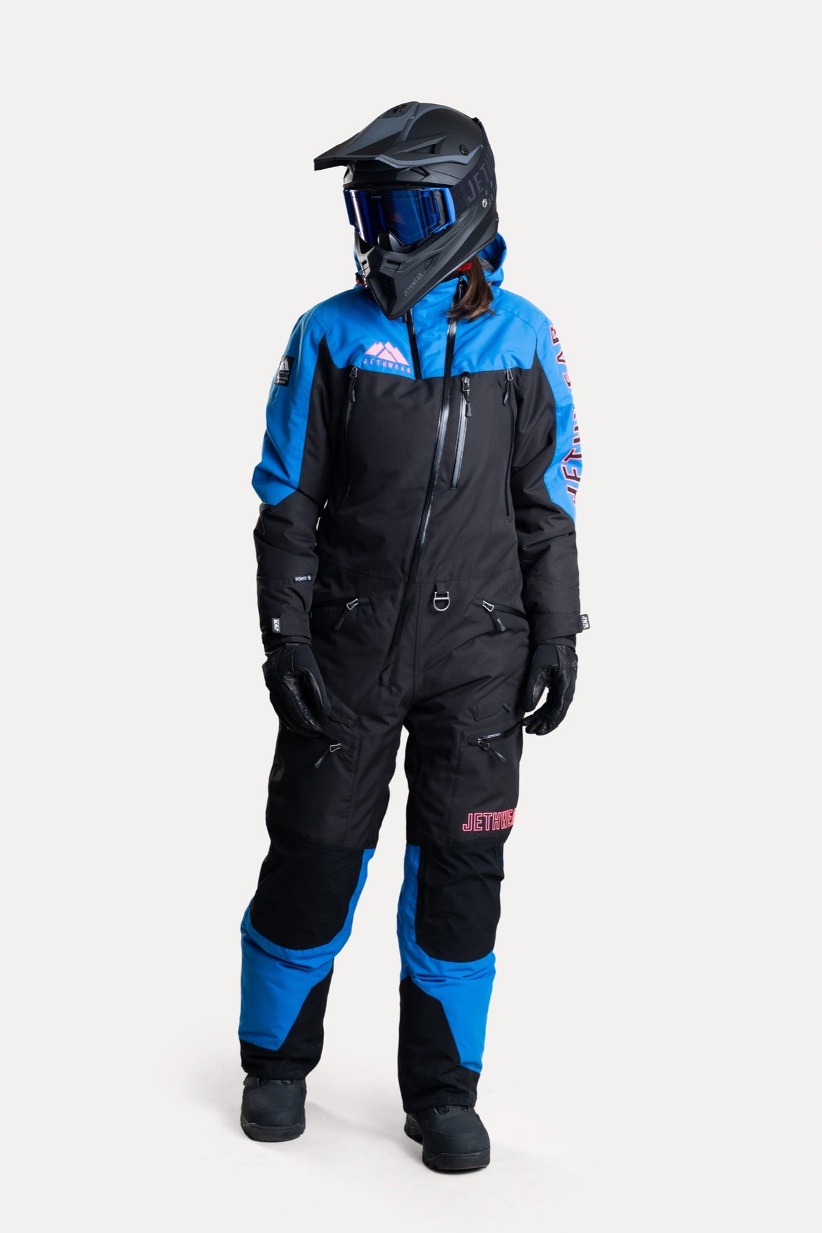 Jethwear Naisten The One V2 Vuorellinen Kelkkahaalari Black/Cobalt/Pink
