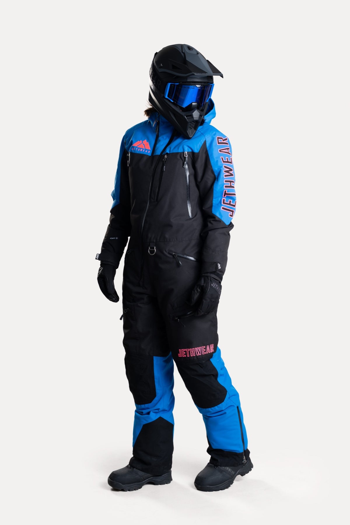 Jethwear Naisten The One V2 Vuorellinen Kelkkahaalari Black/Cobalt/Pink