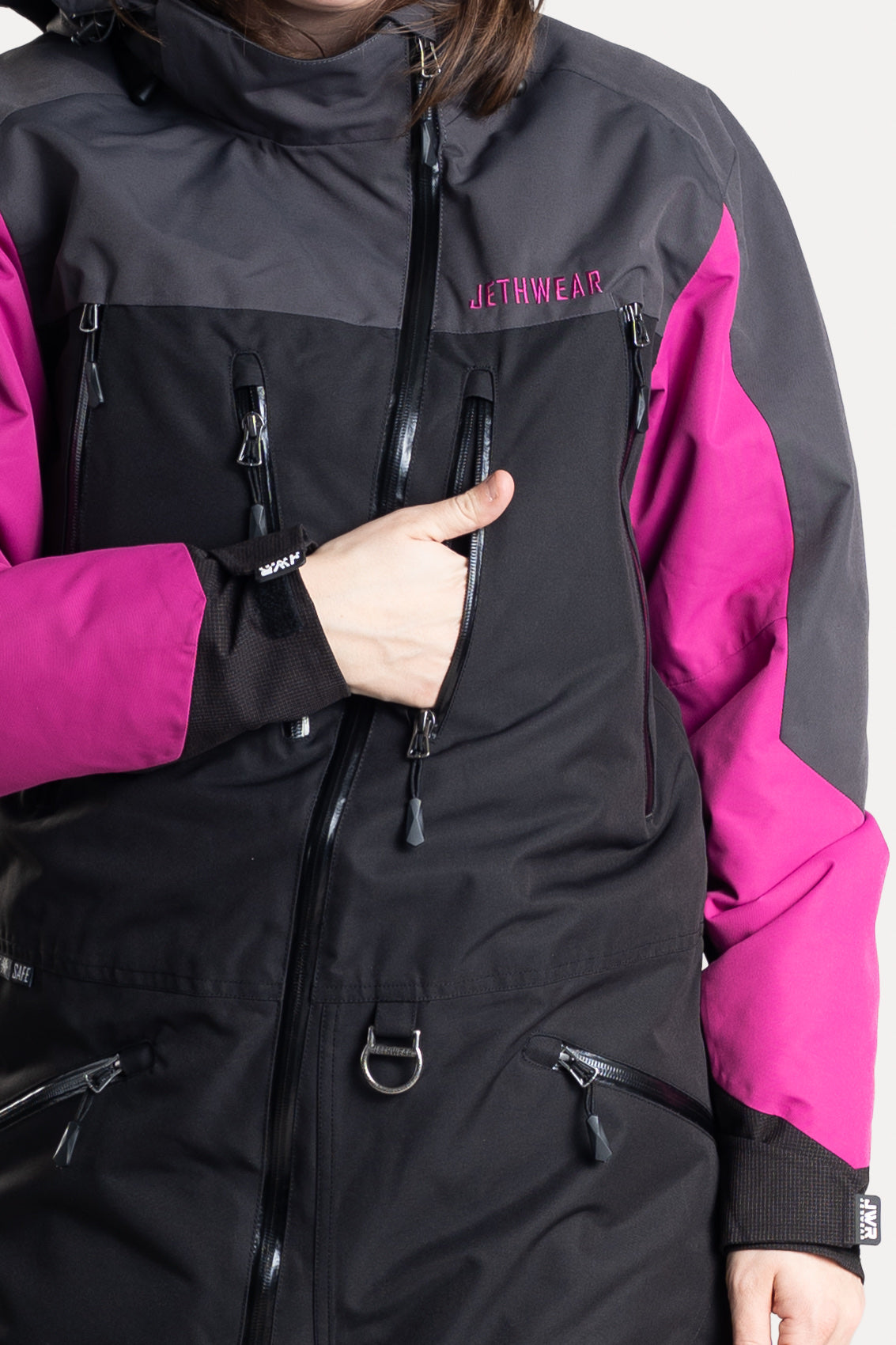 Jethwear Naisten Venture S.A.F.E Kelkkahaalari Black/Iron/Flower