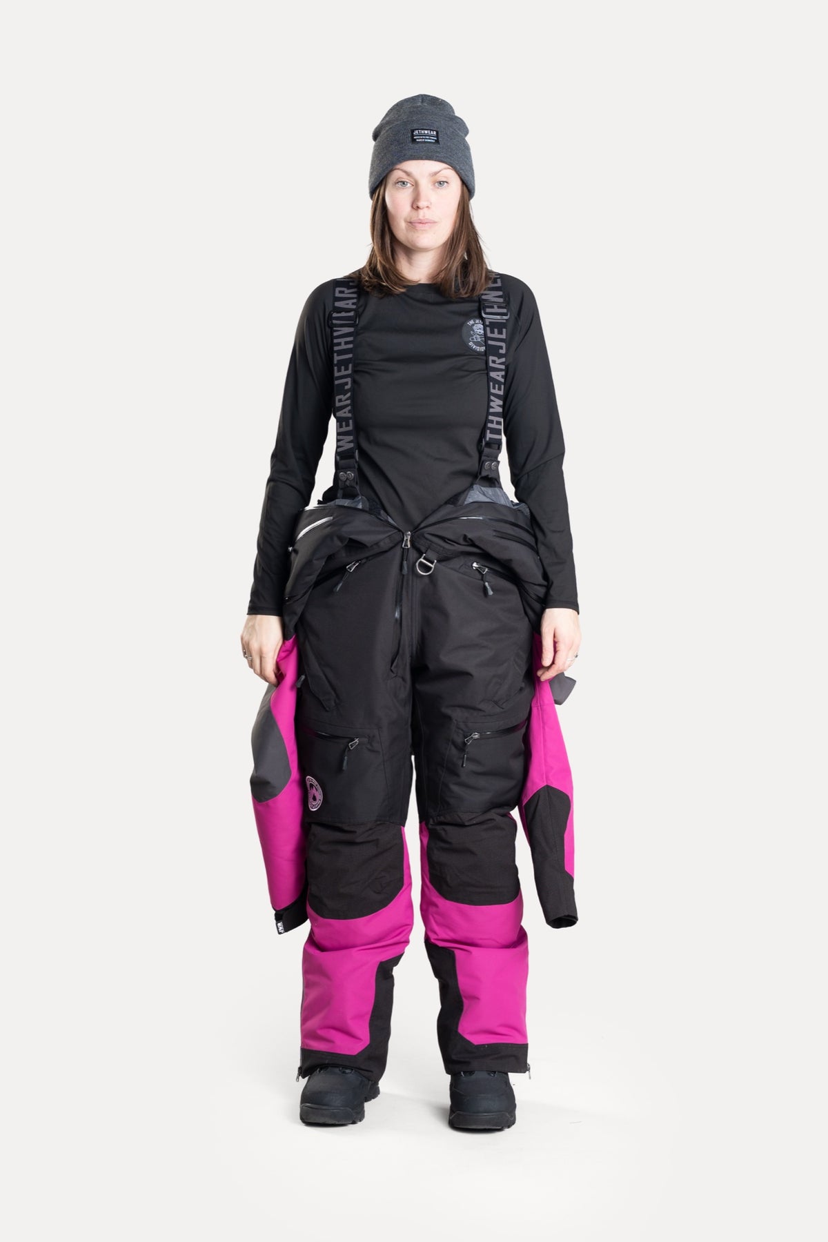 Jethwear Naisten Venture S.A.F.E Kelkkahaalari Black/Iron/Flower