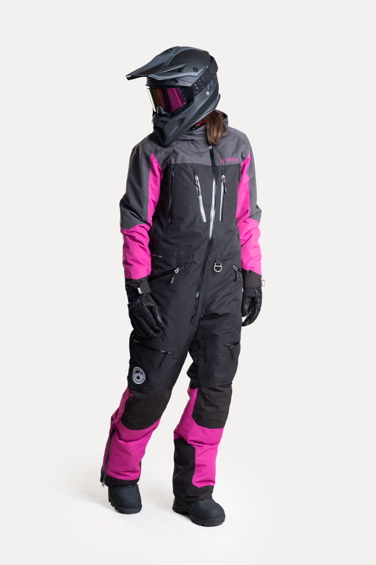 Jethwear Naisten Venture S.A.F.E Kelkkahaalari Black/Iron/Flower