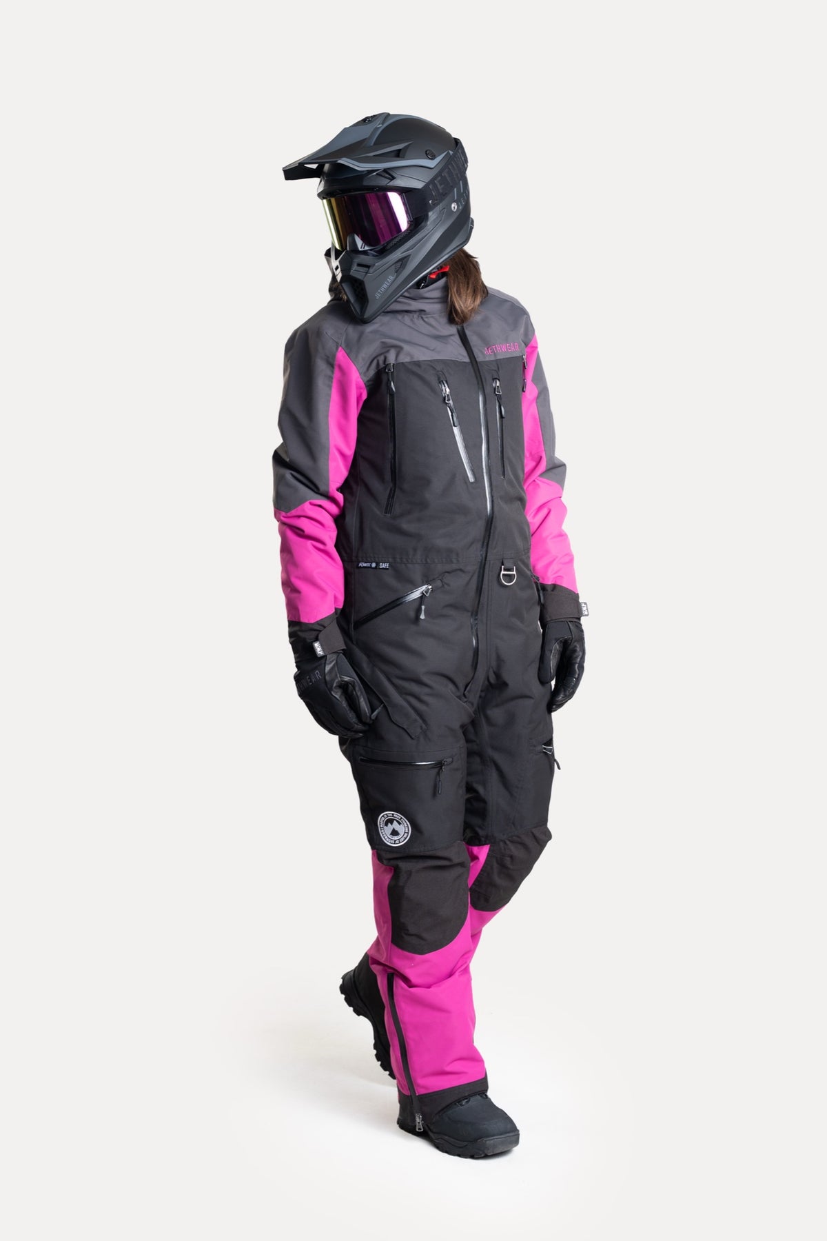 Jethwear Naisten Venture S.A.F.E Kelkkahaalari Black/Iron/Flower