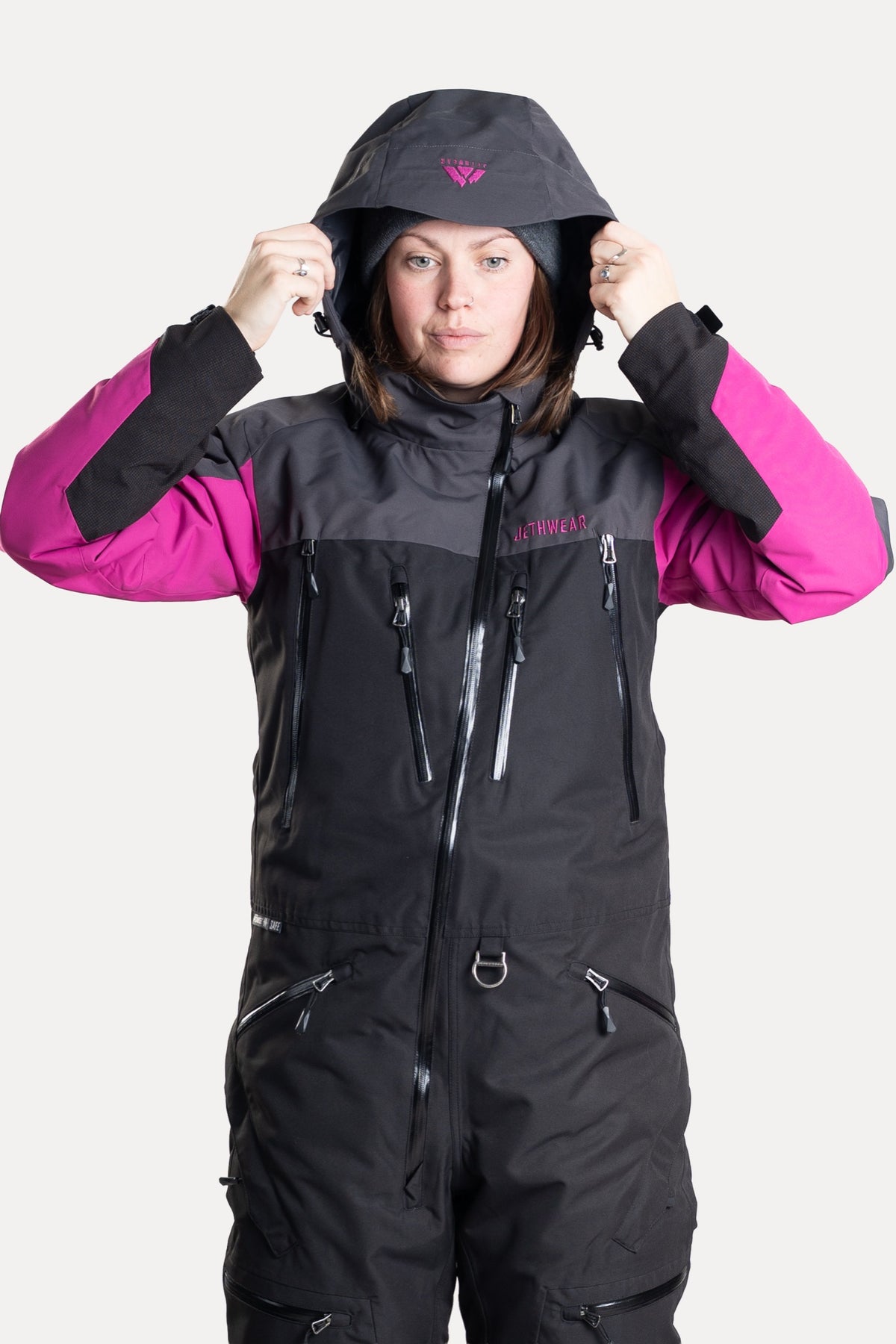 Jethwear Naisten Venture S.A.F.E Kelkkahaalari Black/Iron/Flower