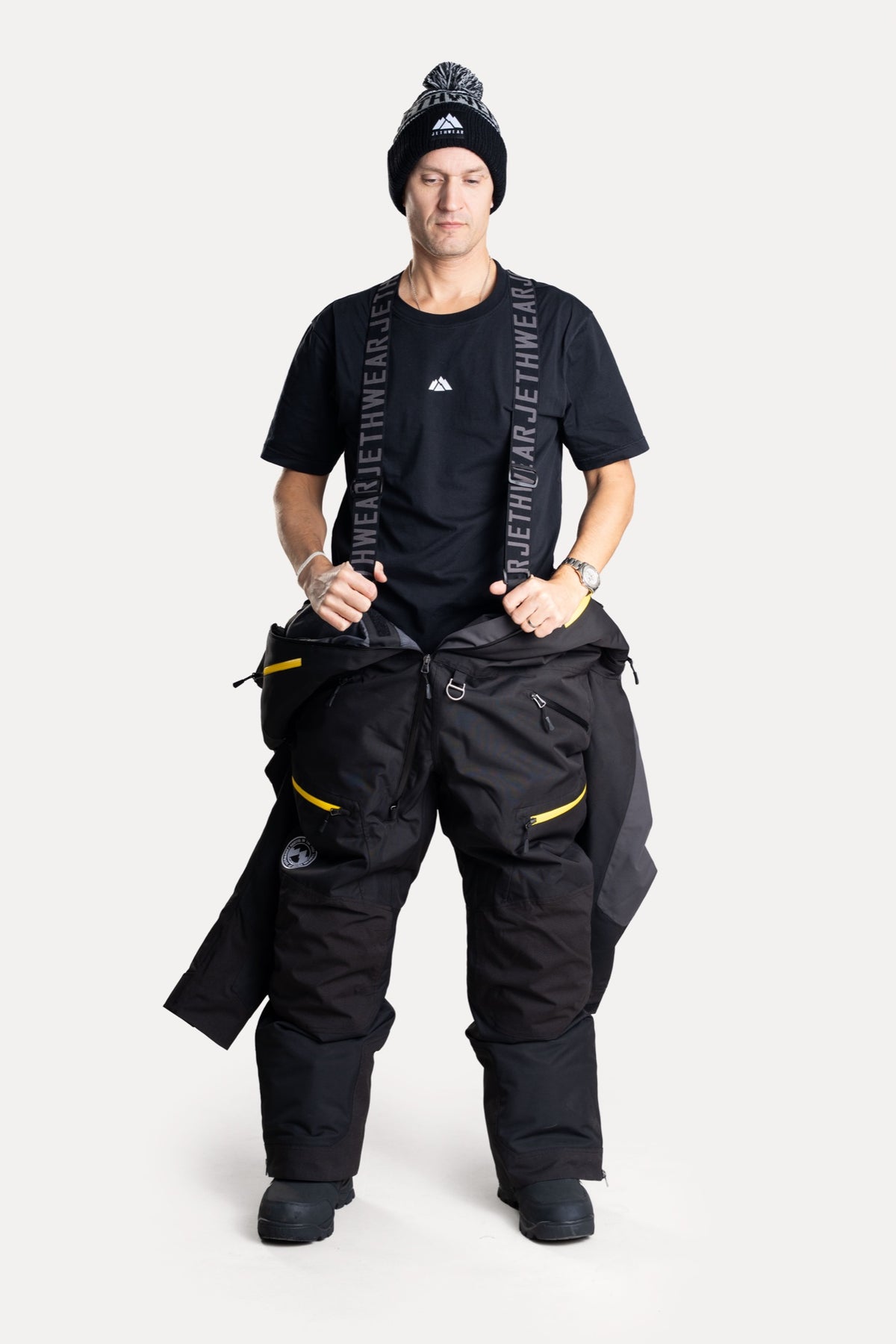 Jethwear Venture S.A.F.E Kelkkahaalari Black/Iron/Yellow