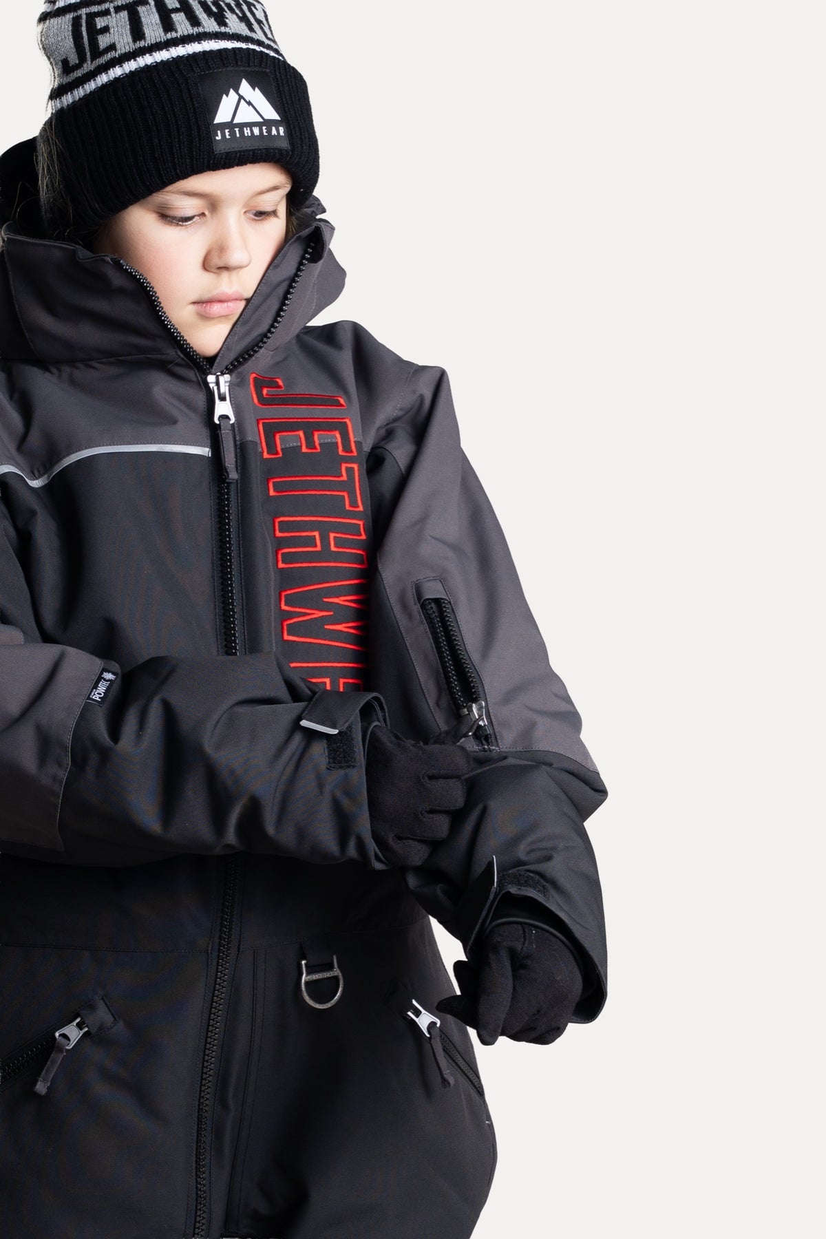 Jethwear Odin & Olivia S.A.F.E Kelkkahaalari Black/Iron/Flame
