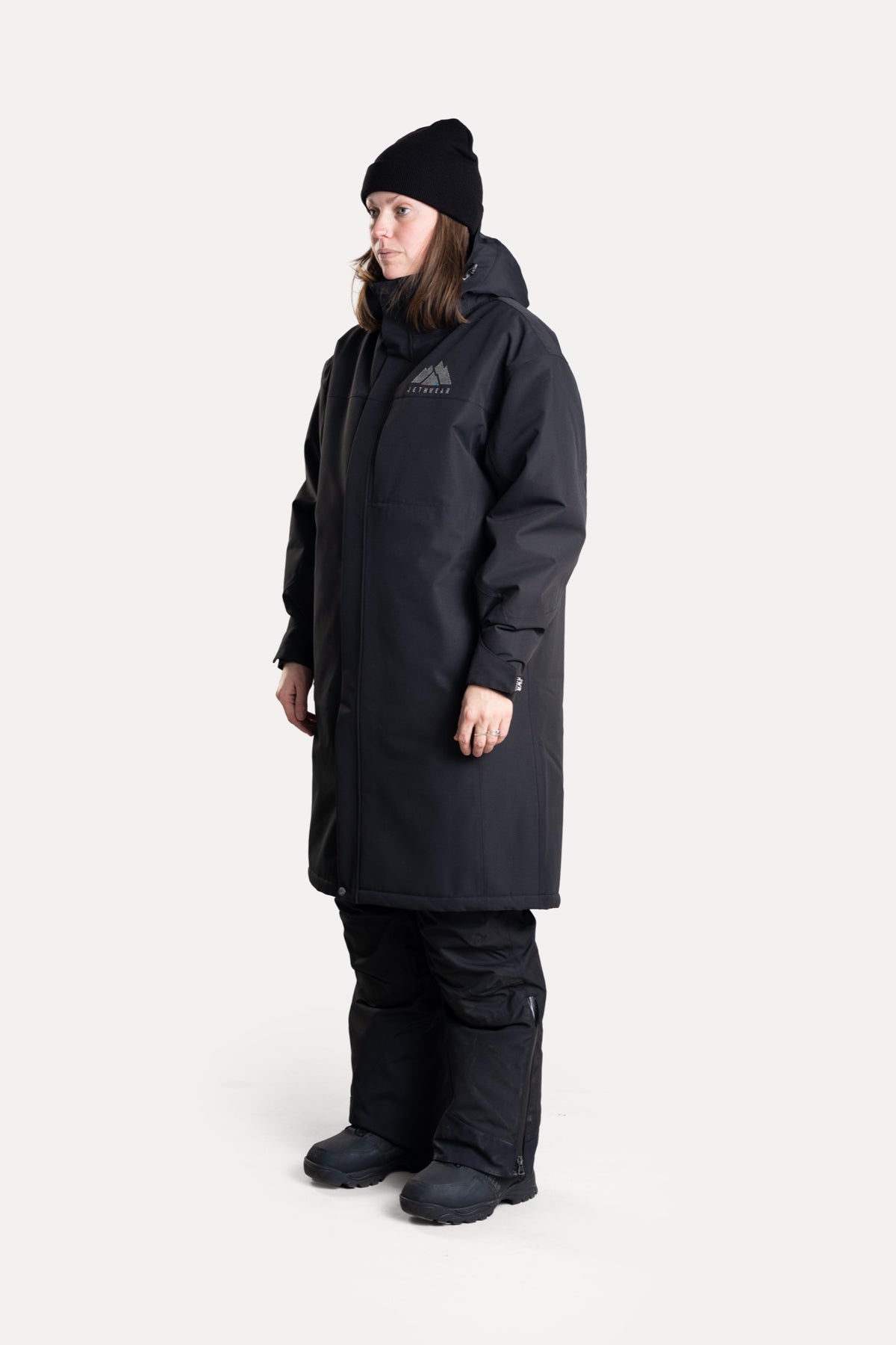 Jethwear PIT COAT Lämmittelytakki Black/Rainbow Metallic