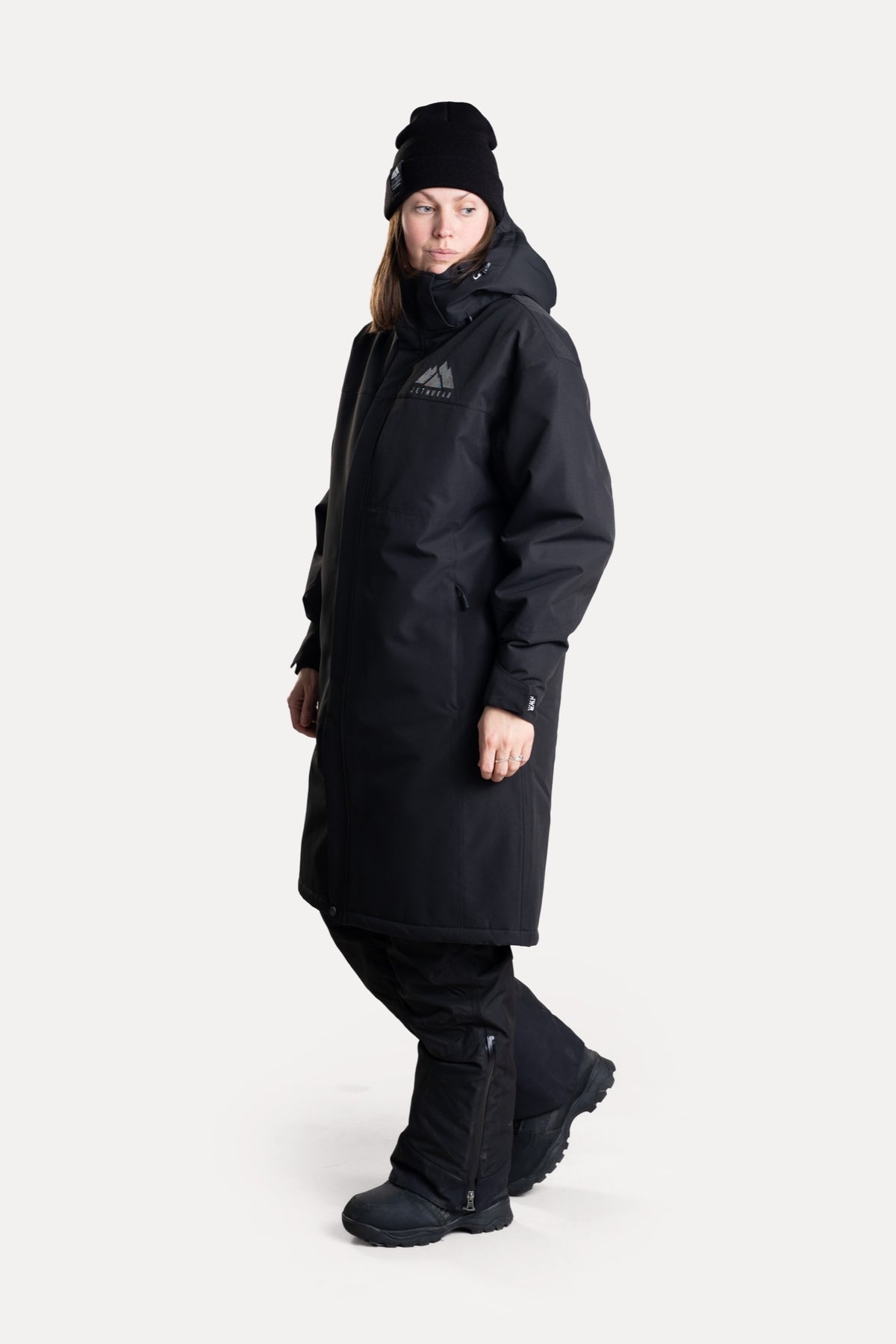 Jethwear PIT COAT Lämmittelytakki Black/Rainbow Metallic