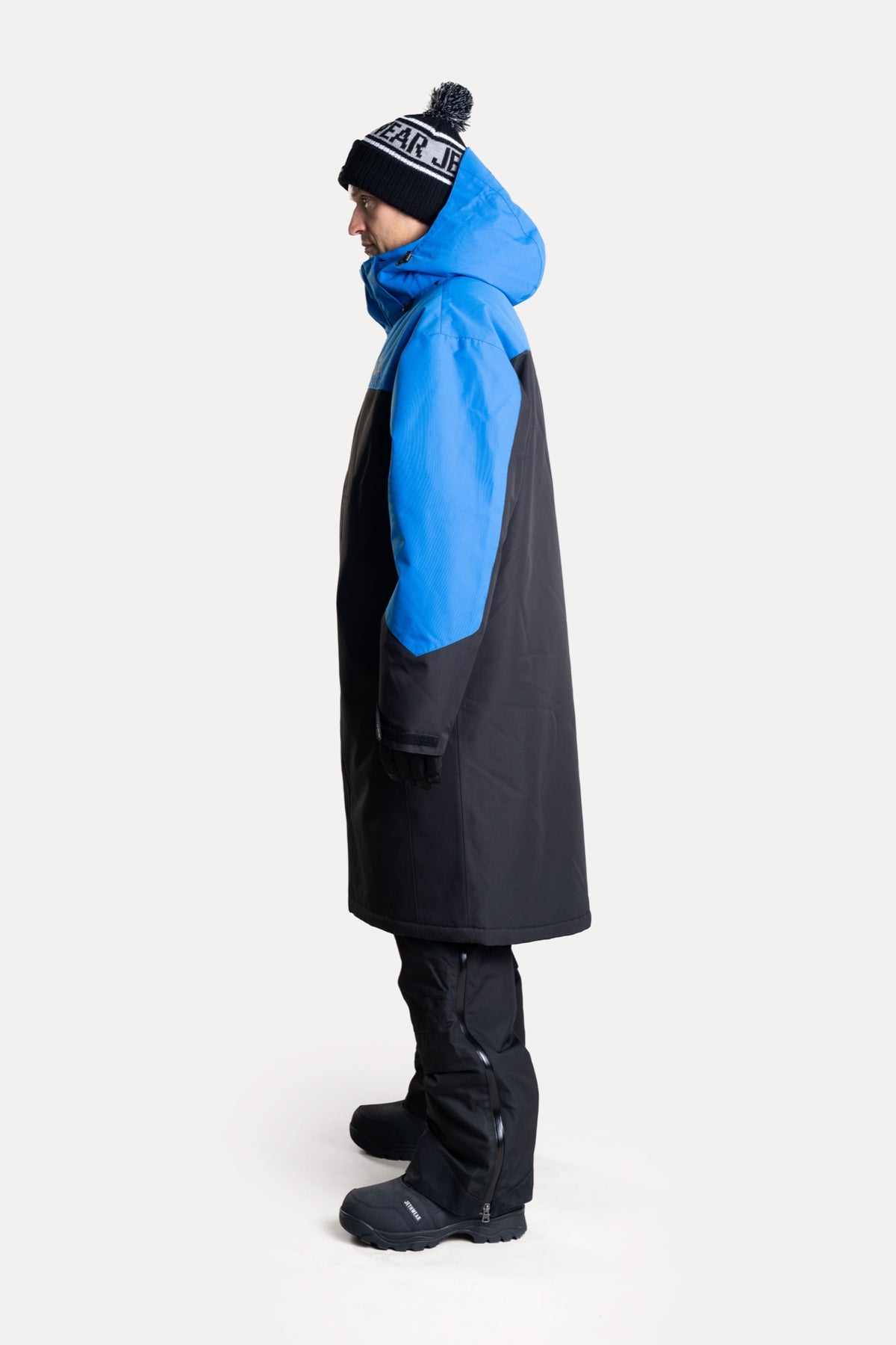 Jethwear PIT COAT Lämmittelytakki Black/Cobalt