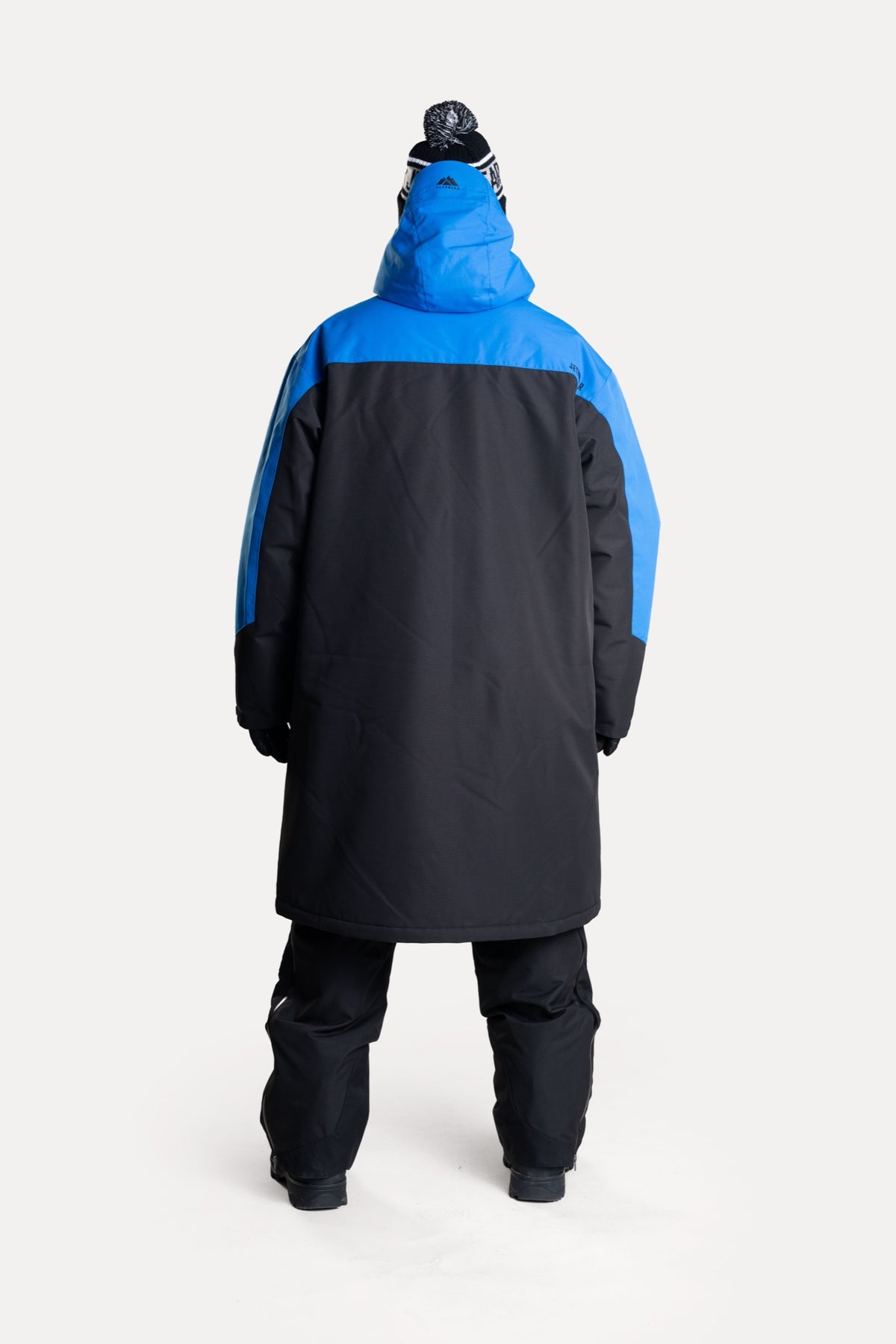 Jethwear PIT COAT Lämmittelytakki Black/Cobalt