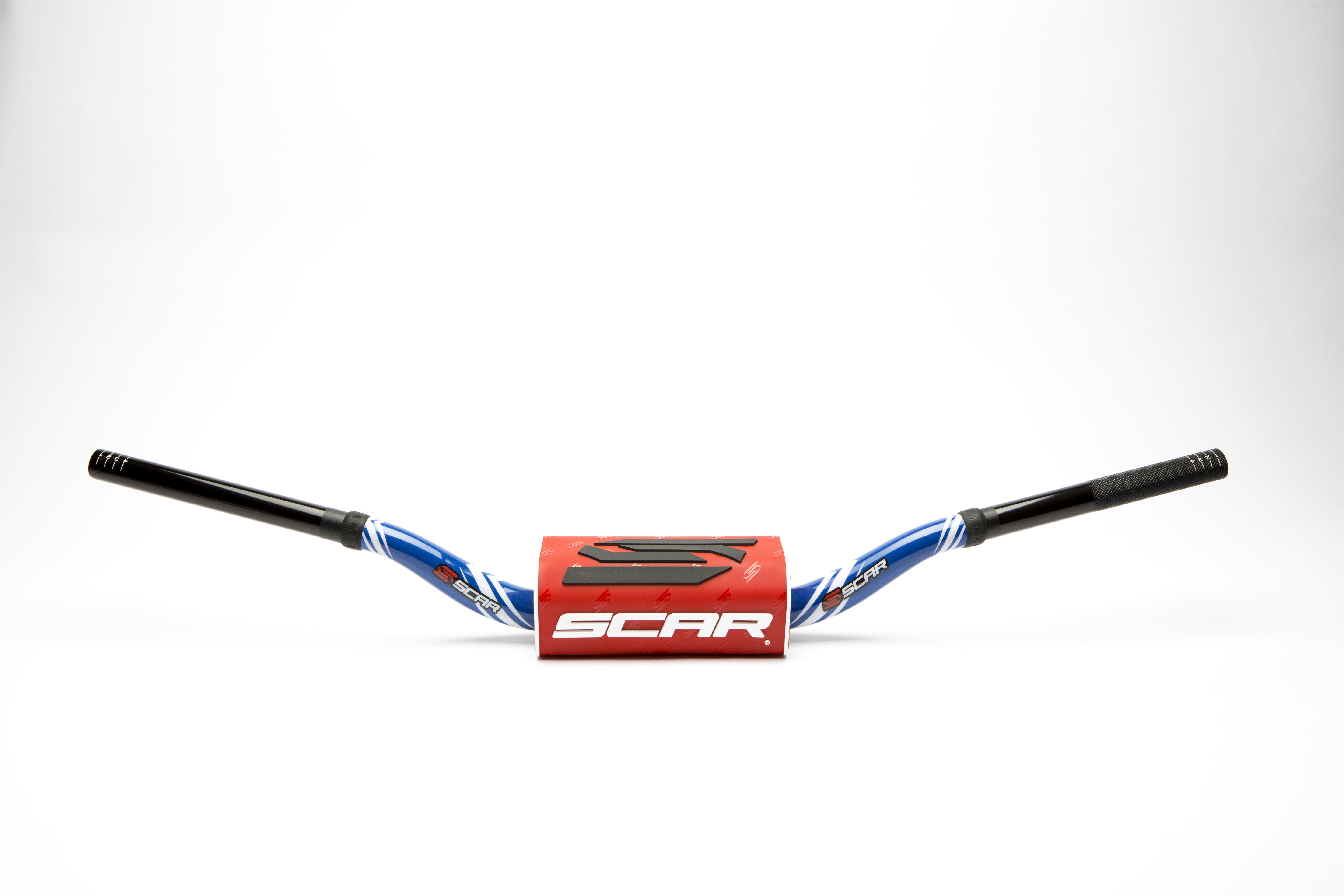 Scar Handlebar O² COLOR Ø28,6 (1 1/8) - Villopoto/Stewart - BLUE Bar - RED Bar