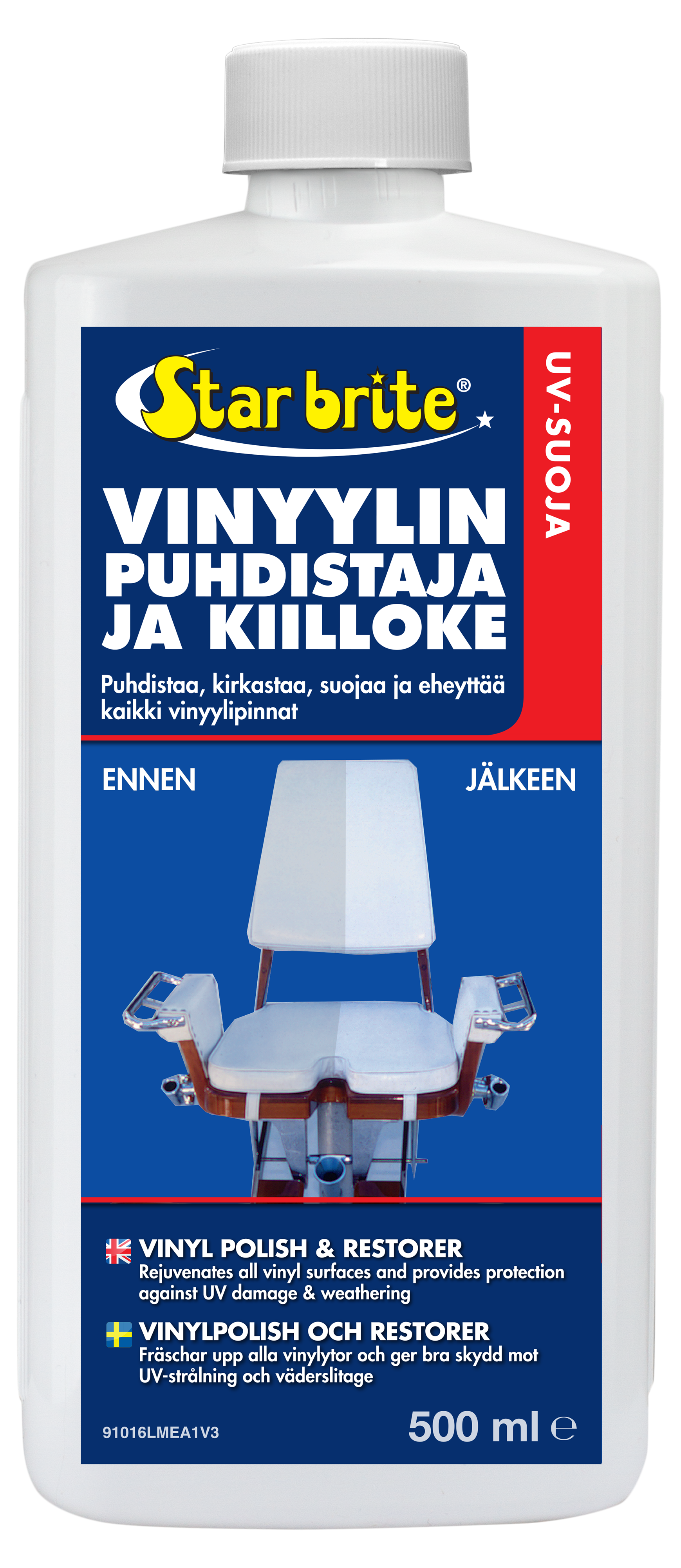 Star brite Vinyylin pud/suoja-aine 500ml