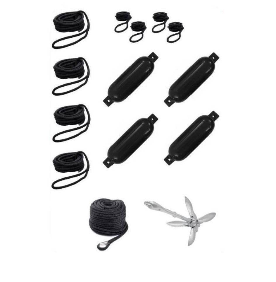 Qvarken Varustepaketti Medium 12mm musta
