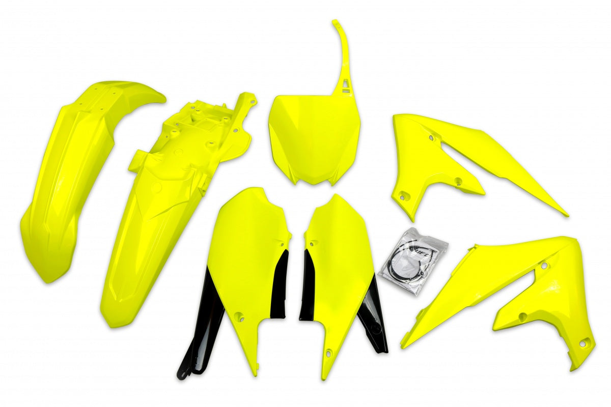 UFO Muovisarja 5-osainen Fluo Yellow DFLU YZ250F 19-, YZ450F 18-