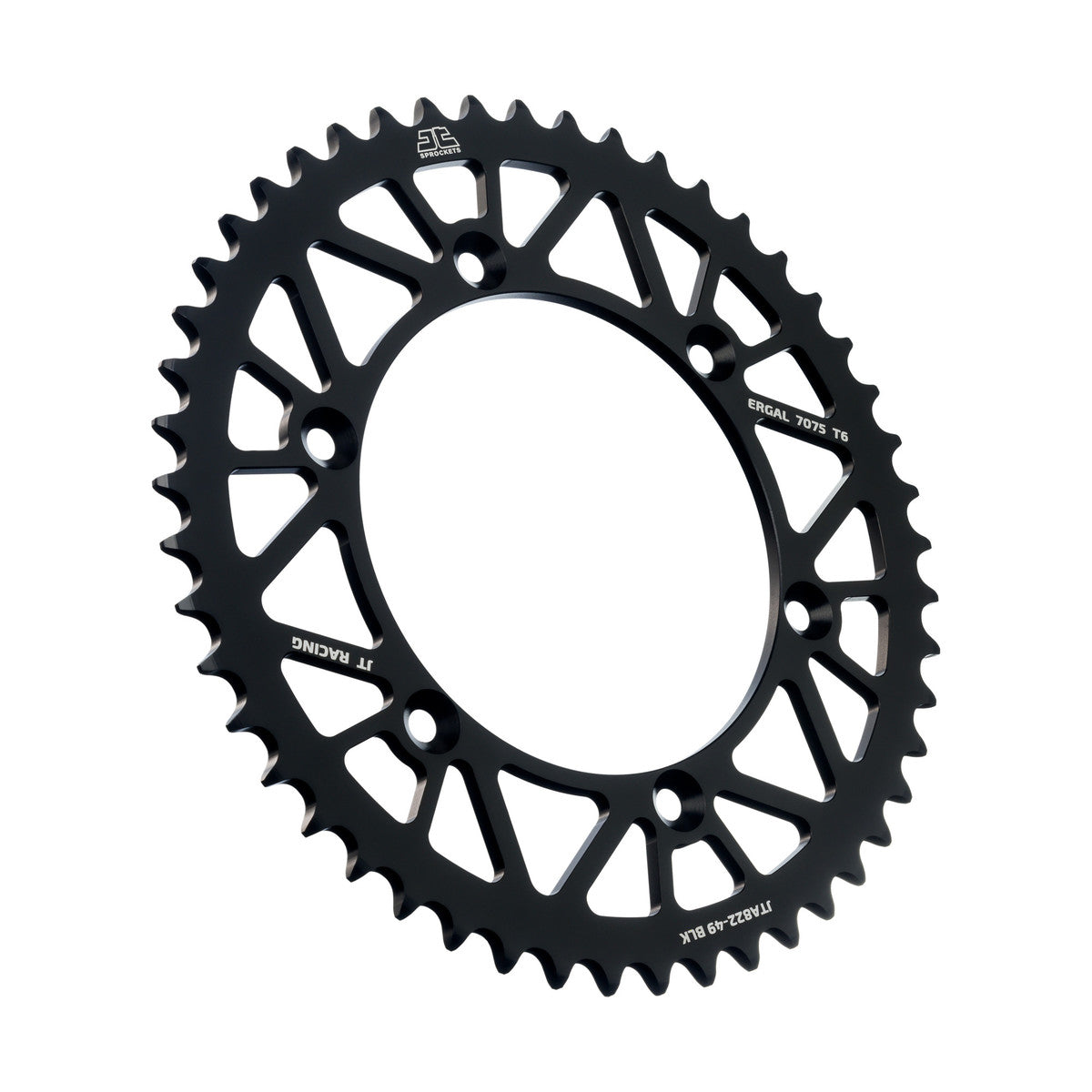 JT Takaratas Alumiini 7075 T6 Musta JTA822.49BLK
